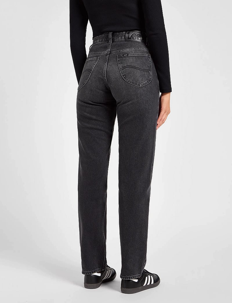Lee Jeans - RIDER CLASSIC - suorat farkut - charred black - 3