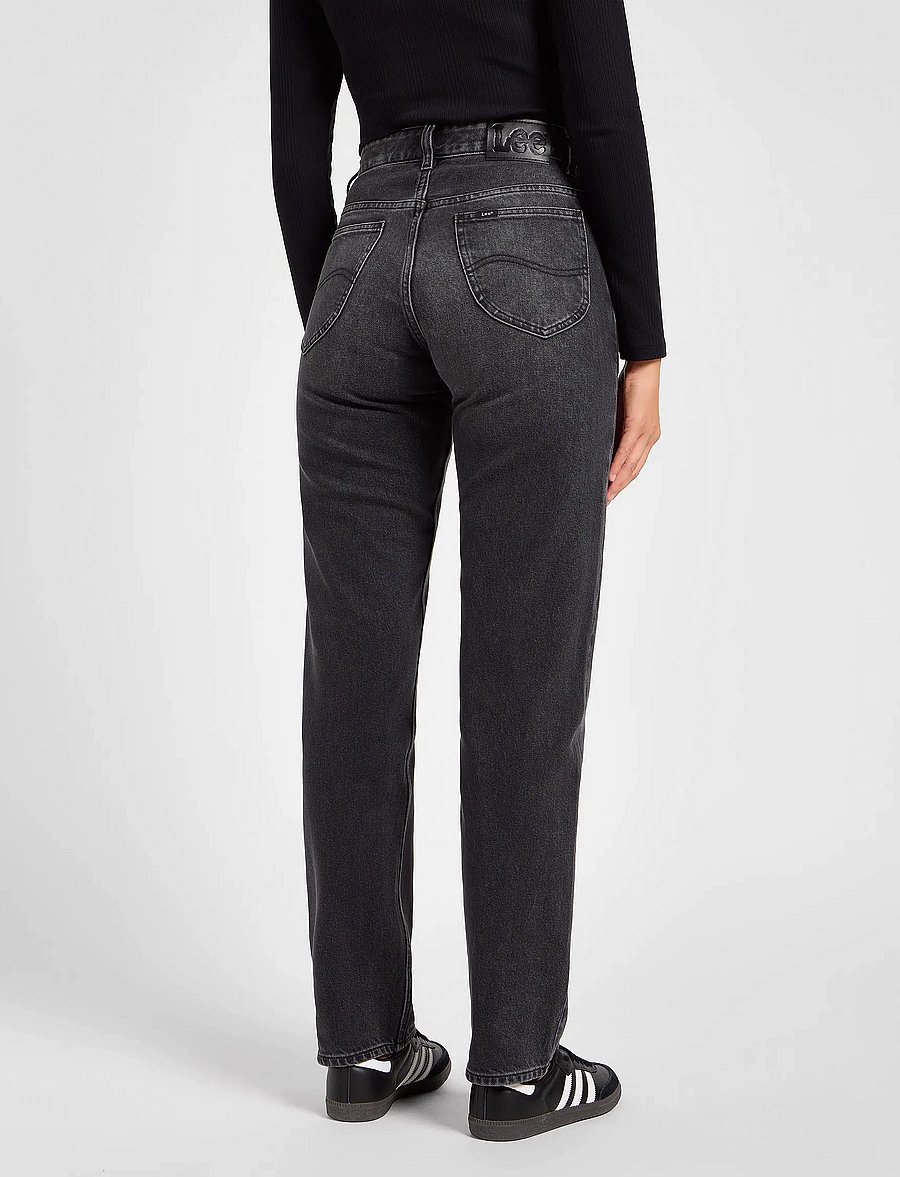 Lee Jeans - RIDER CLASSIC - sirge säärega teksad - charred black - 3