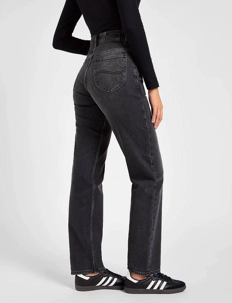 Lee Jeans - RIDER CLASSIC - suorat farkut - charred black - 5