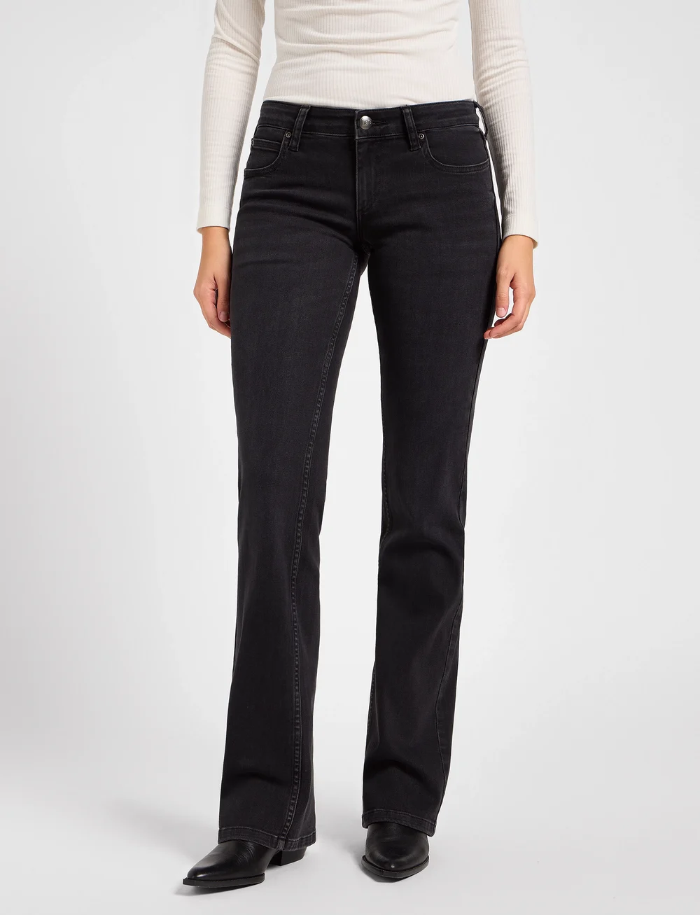 Lee Jeans - JESSICA - straight jeans - true to black - 0