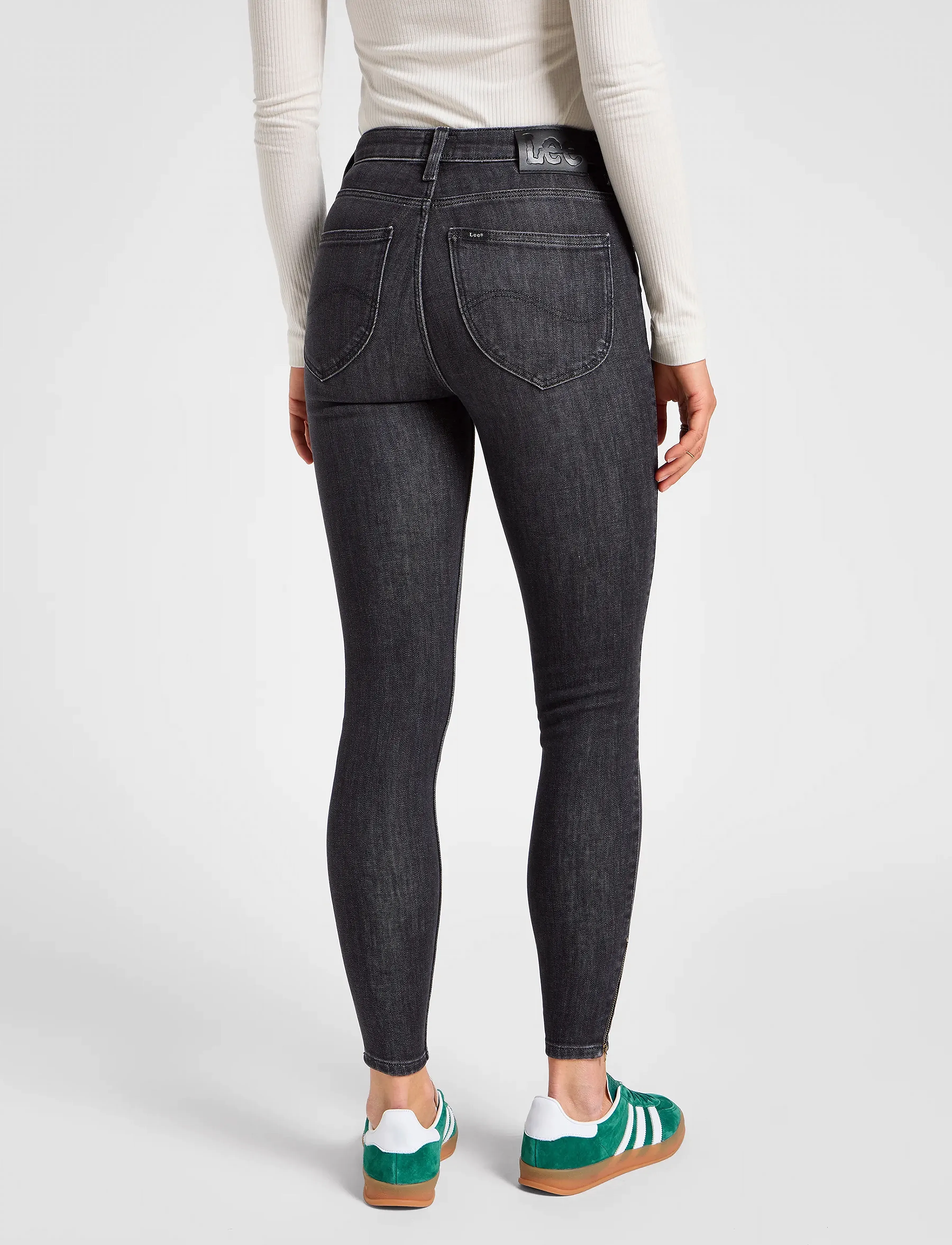 Lee Jeans - SCARLETT HIGH ZIP - siaurėjantys džinsai - last strike - 5