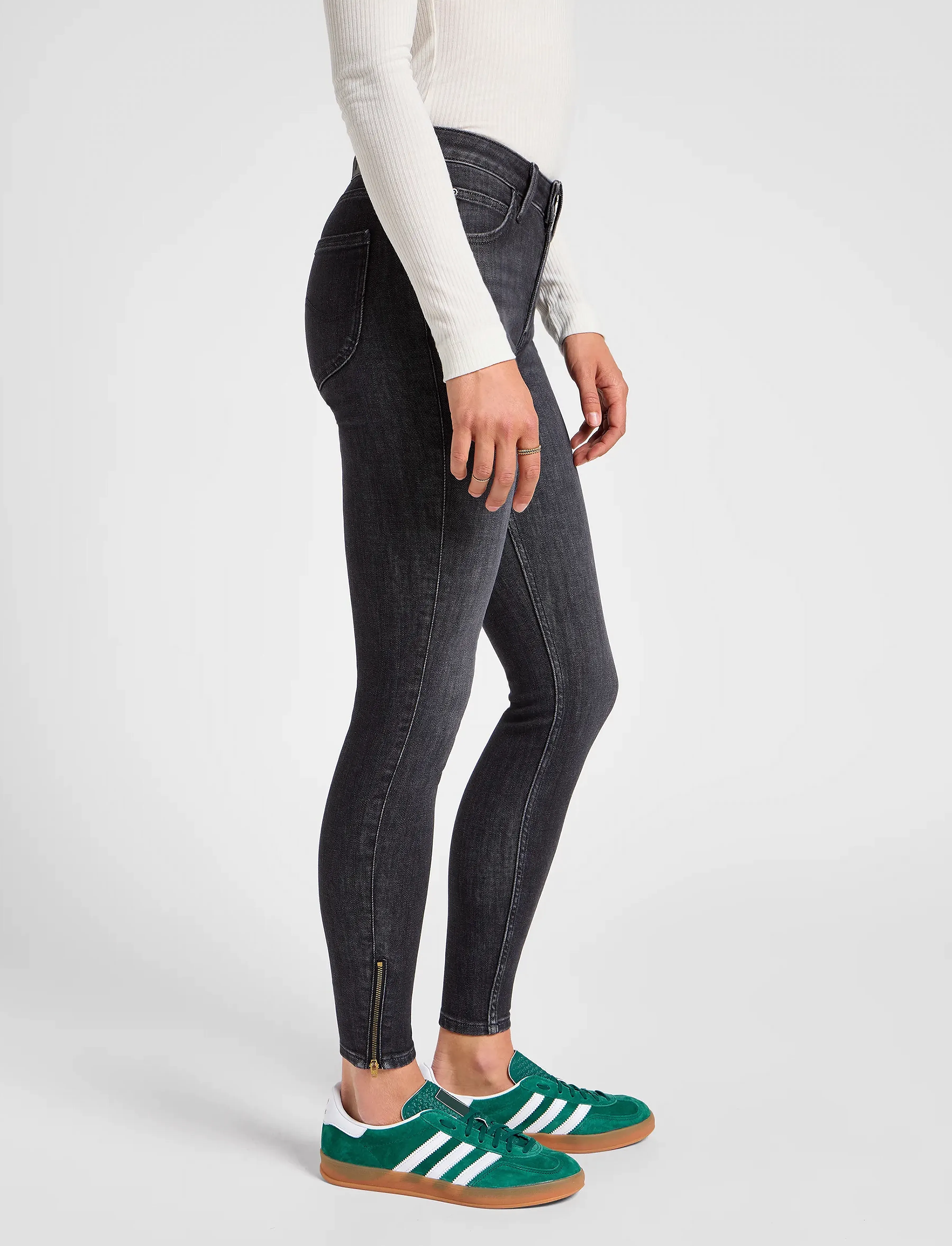 Lee Jeans Scarlett High Zip skinny jeans dam – bild 4