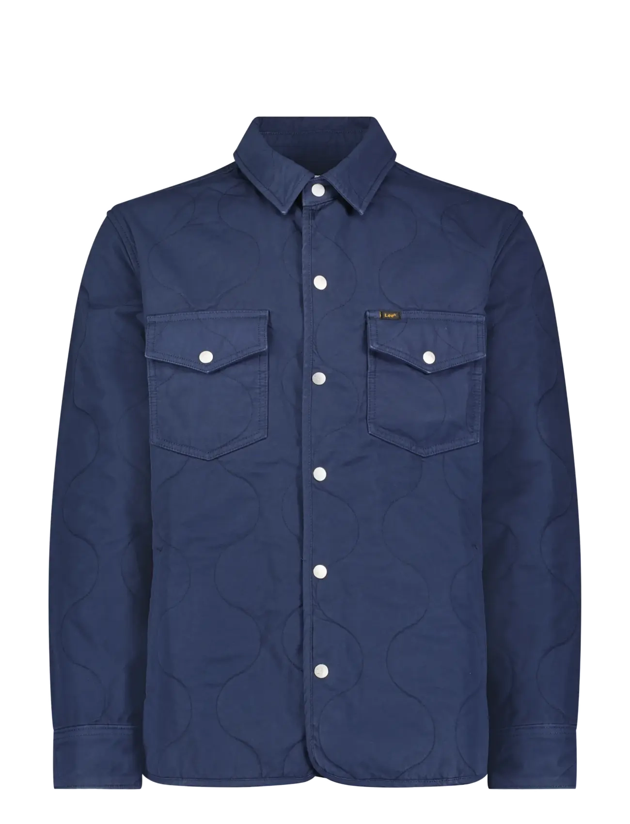 Lee Jeans QUILTED SHIRT JACKET - Overshirts - MOOD INDIGO / navy