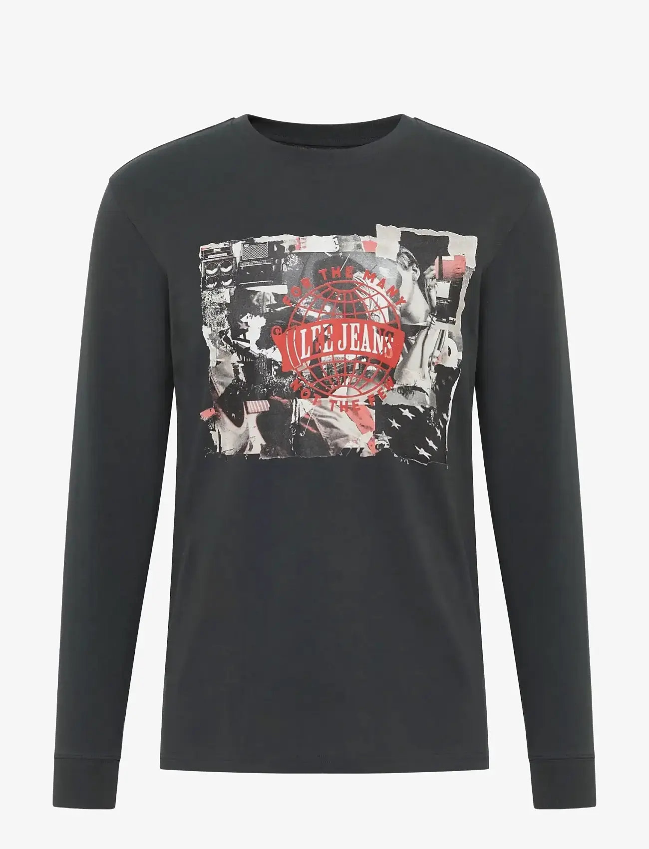 Lee Jeans - LS UTILITY ARTIST TEE - efterårstøj - washed black - 1