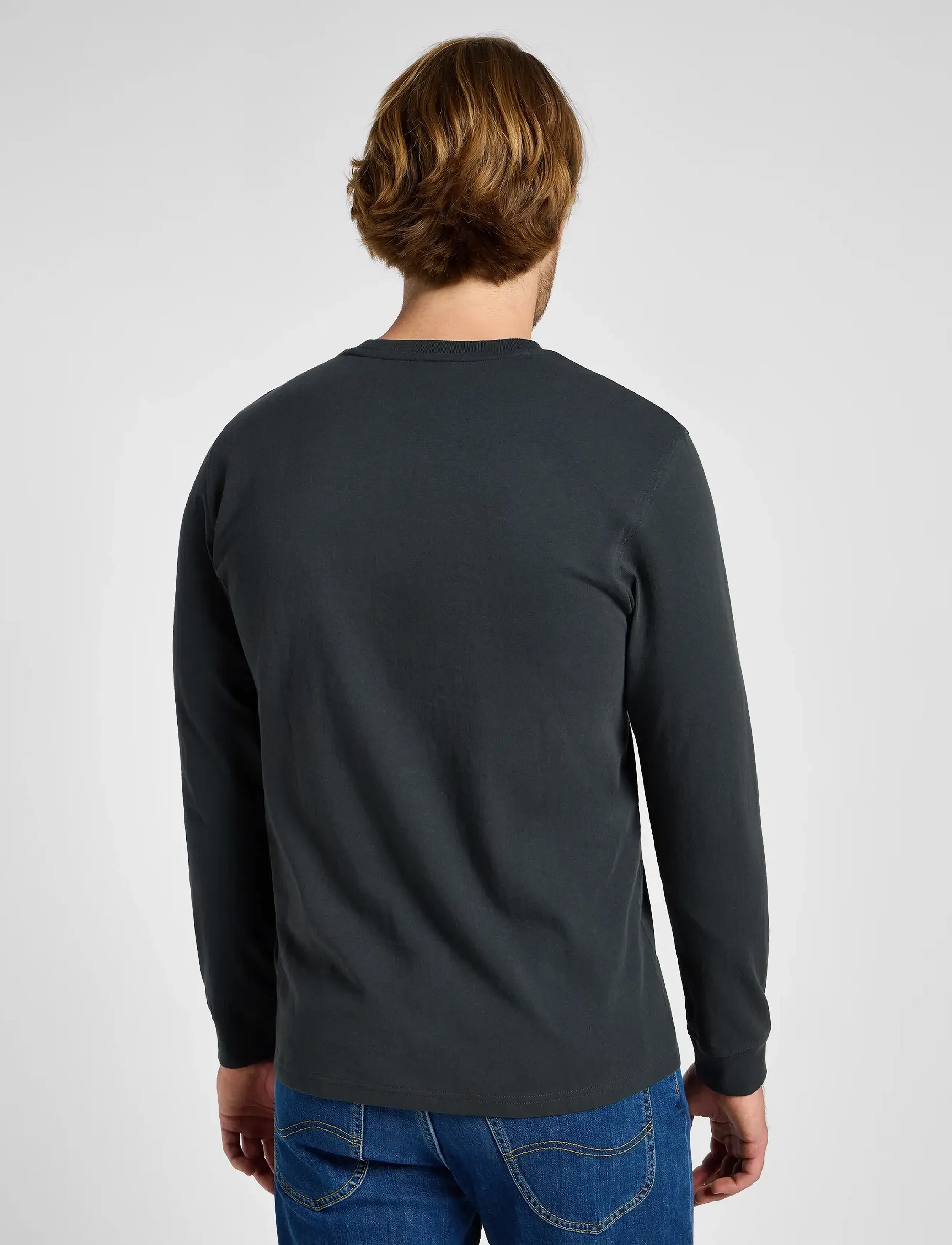 Lee Jeans - LS UTILITY ARTIST TEE - washed black - 2