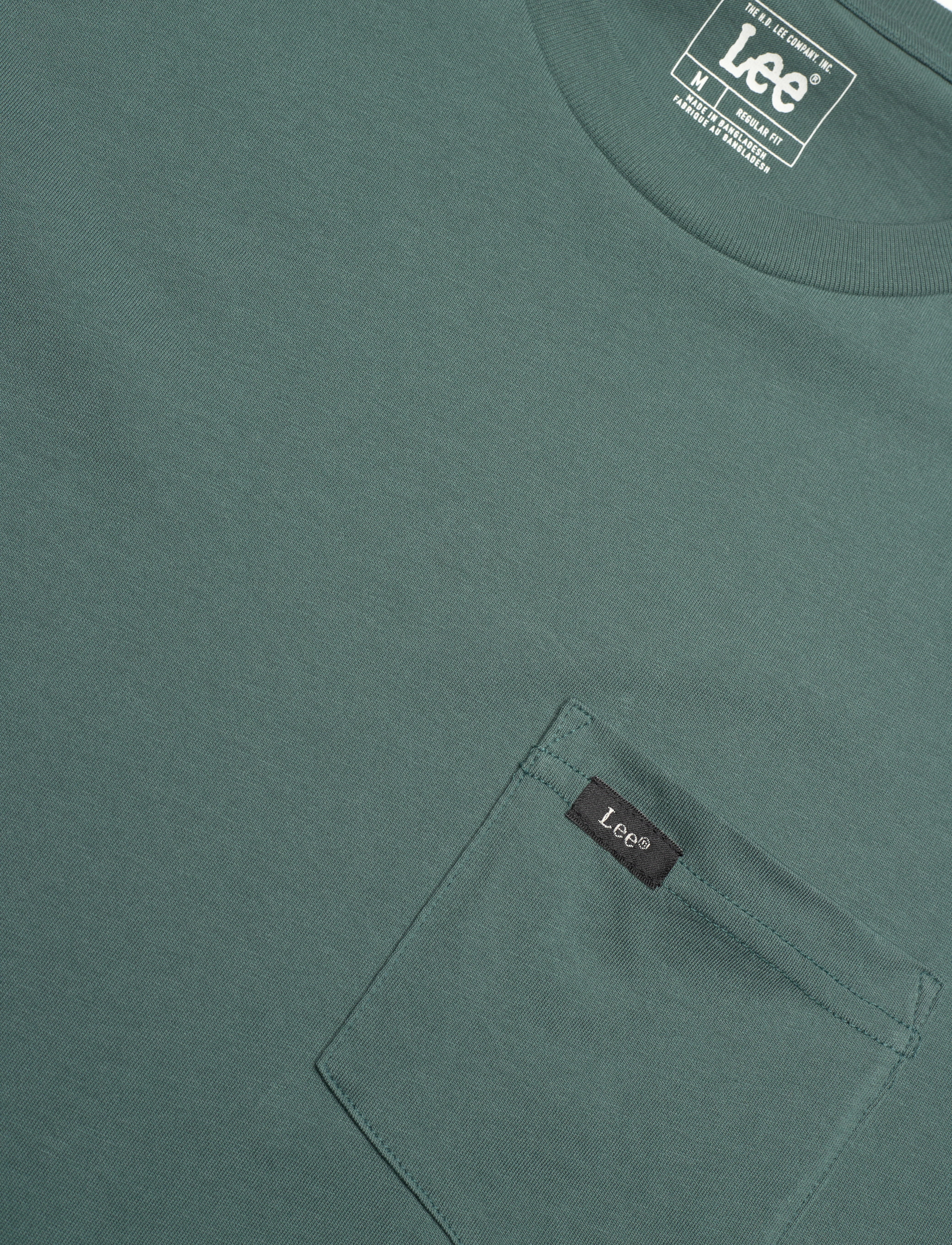 Lee Jeans - Pocket Tee - laveste priser - evergreen - 2