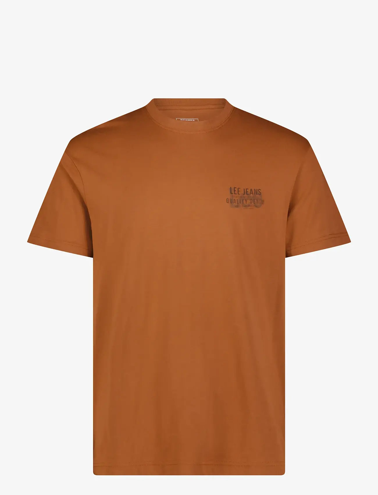 Lee Jeans - SS RELAXED LOGO TEE - efterårstøj - sweet maple - 0