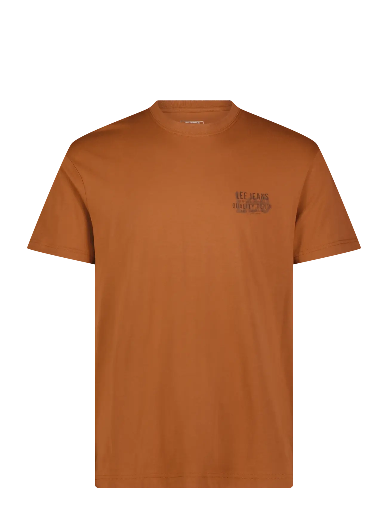Lee Jeans SS RELAXED LOGO TEE - T-Shirts - SWEET MAPLE / brown