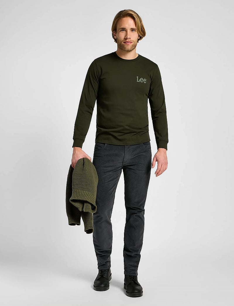 Lee Jeans - RIDER - regular jeans - dark muted gray - 4