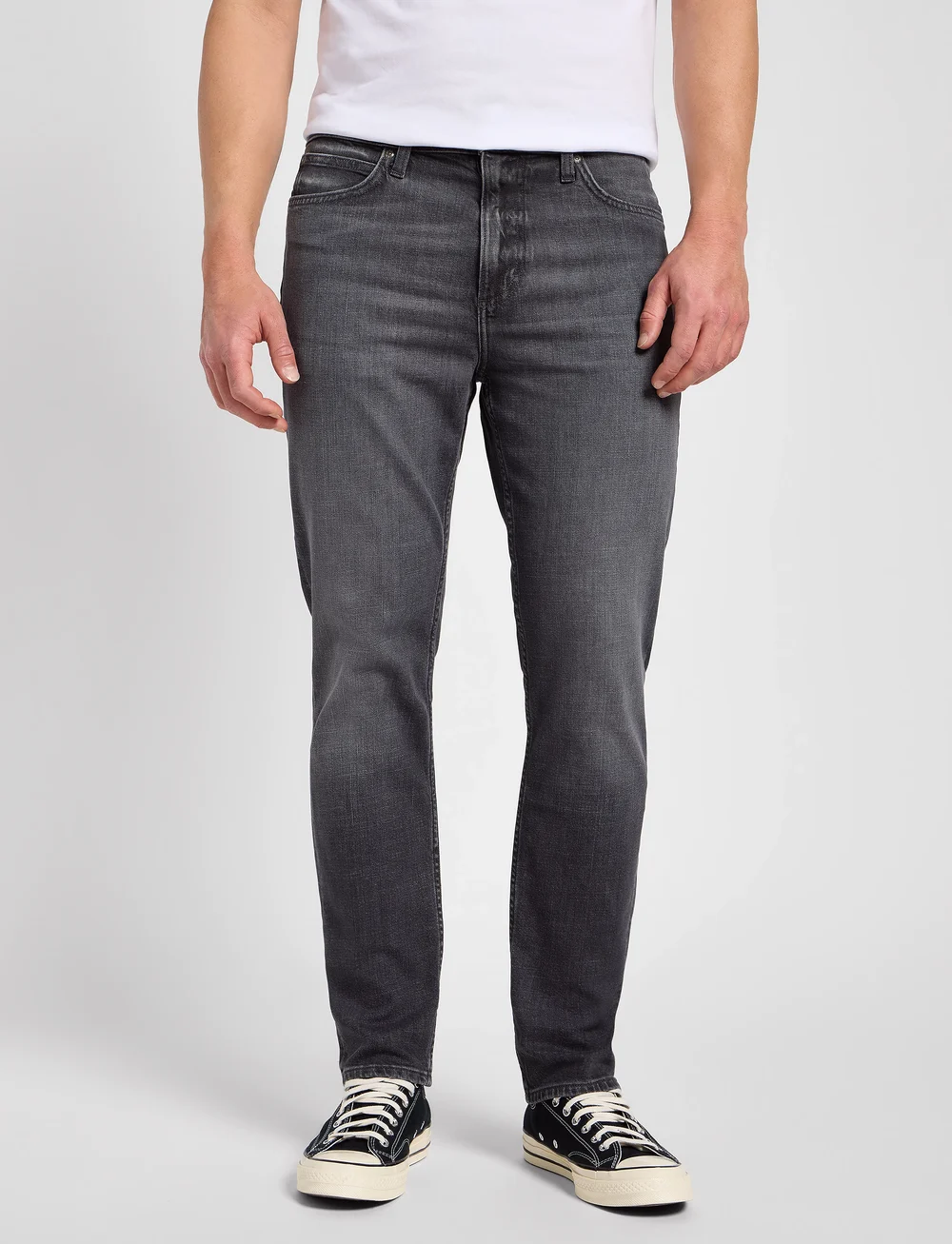 Lee Jeans - Austin - regular piegriezuma džinsa bikses - dark smoke - 0