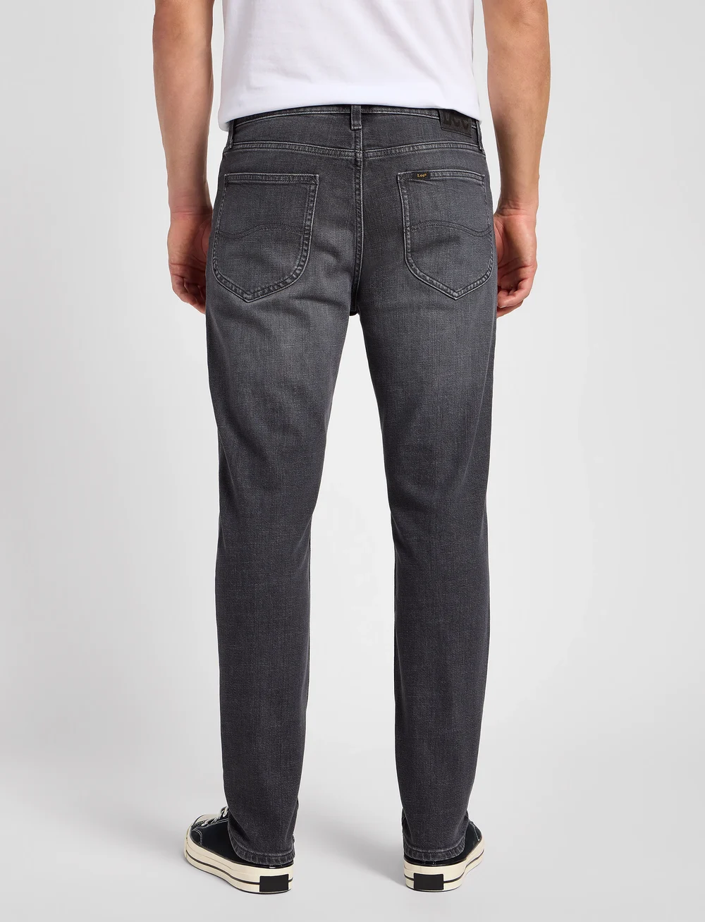 Lee Jeans - Austin - regular piegriezuma džinsa bikses - dark smoke - 3