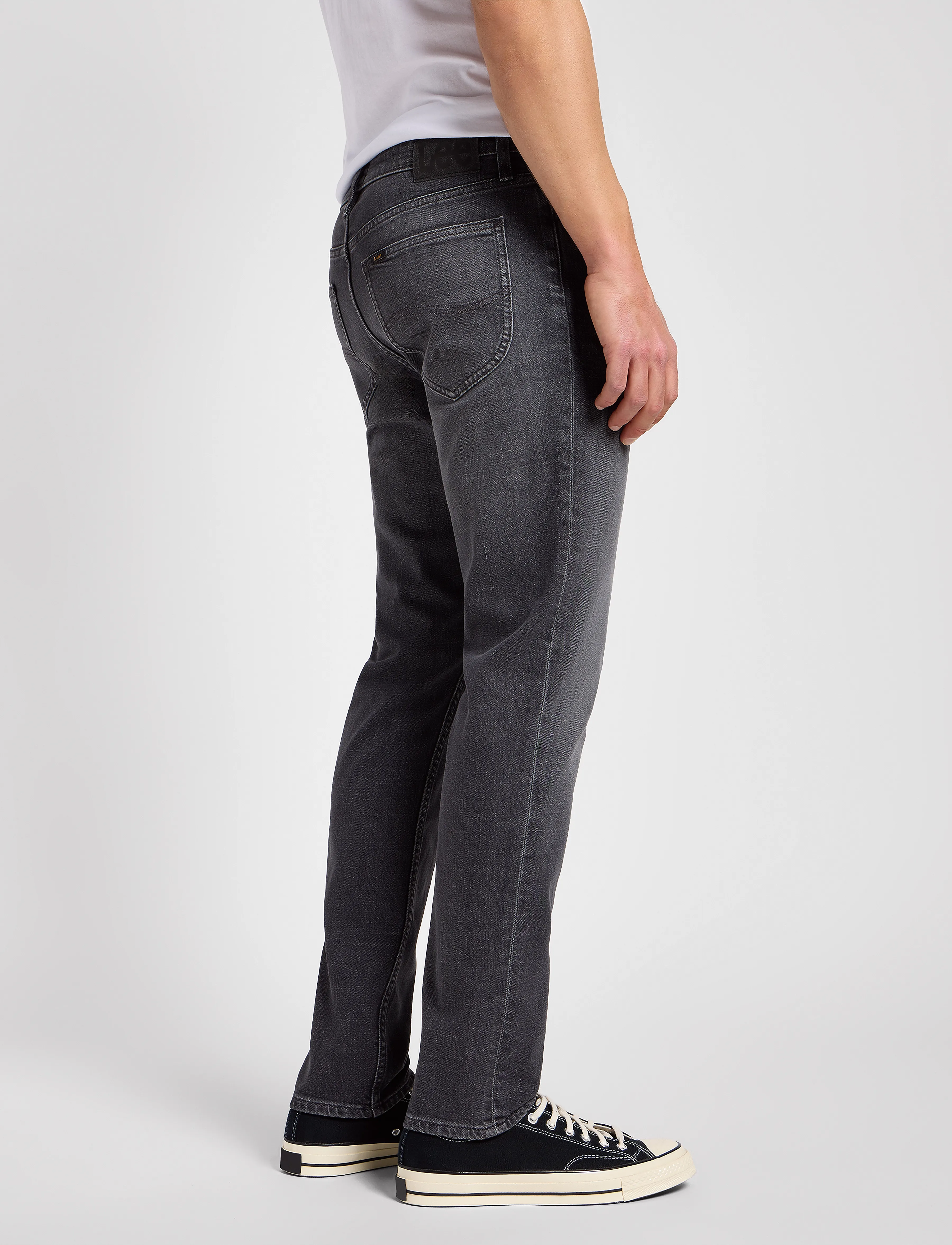 Lee Jeans - Austin - püksid & teksad - dark smoke - 5