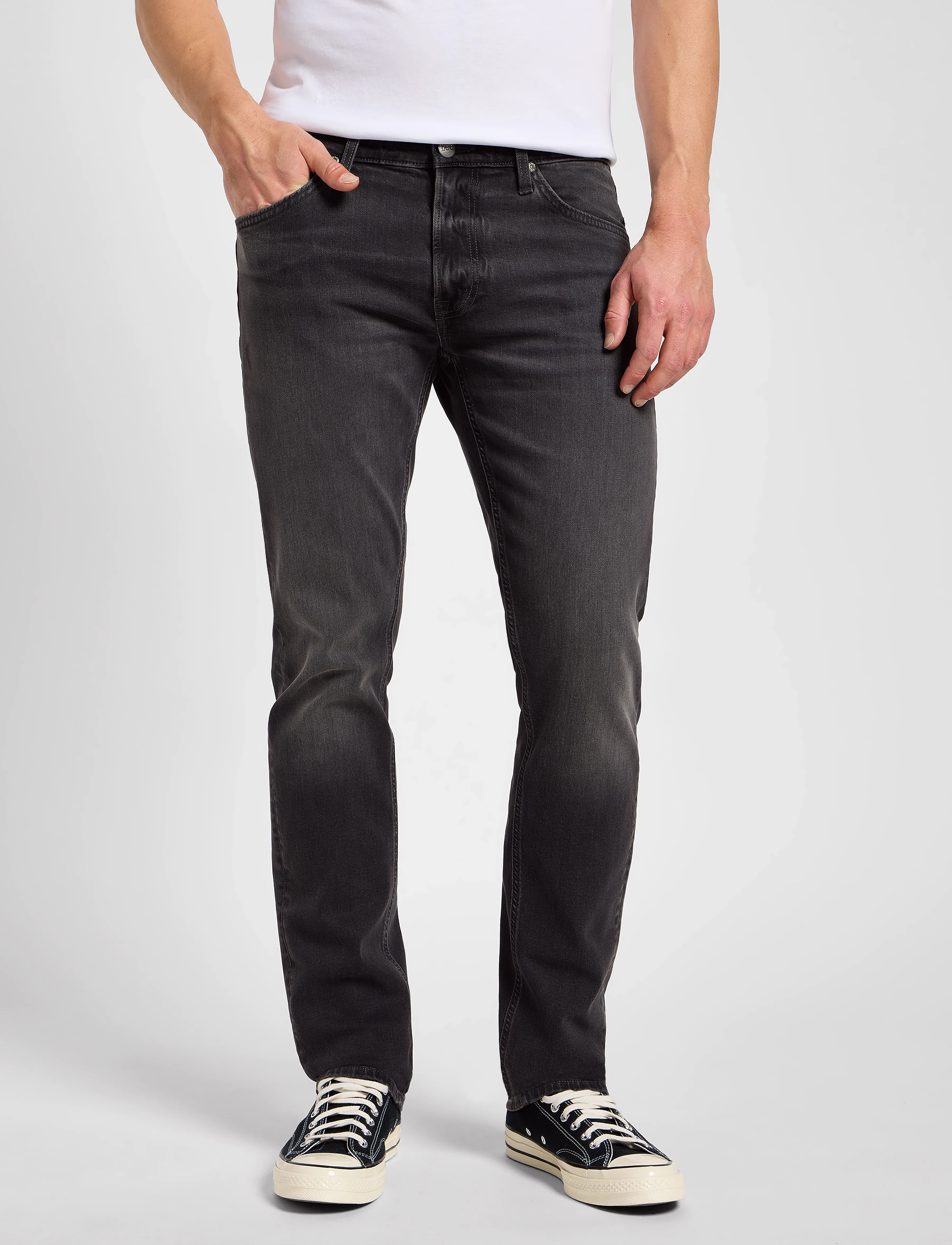 Lee Jeans Daren Zip Fly, 30 x 34, Black, Jeans > Almindelige, Herre