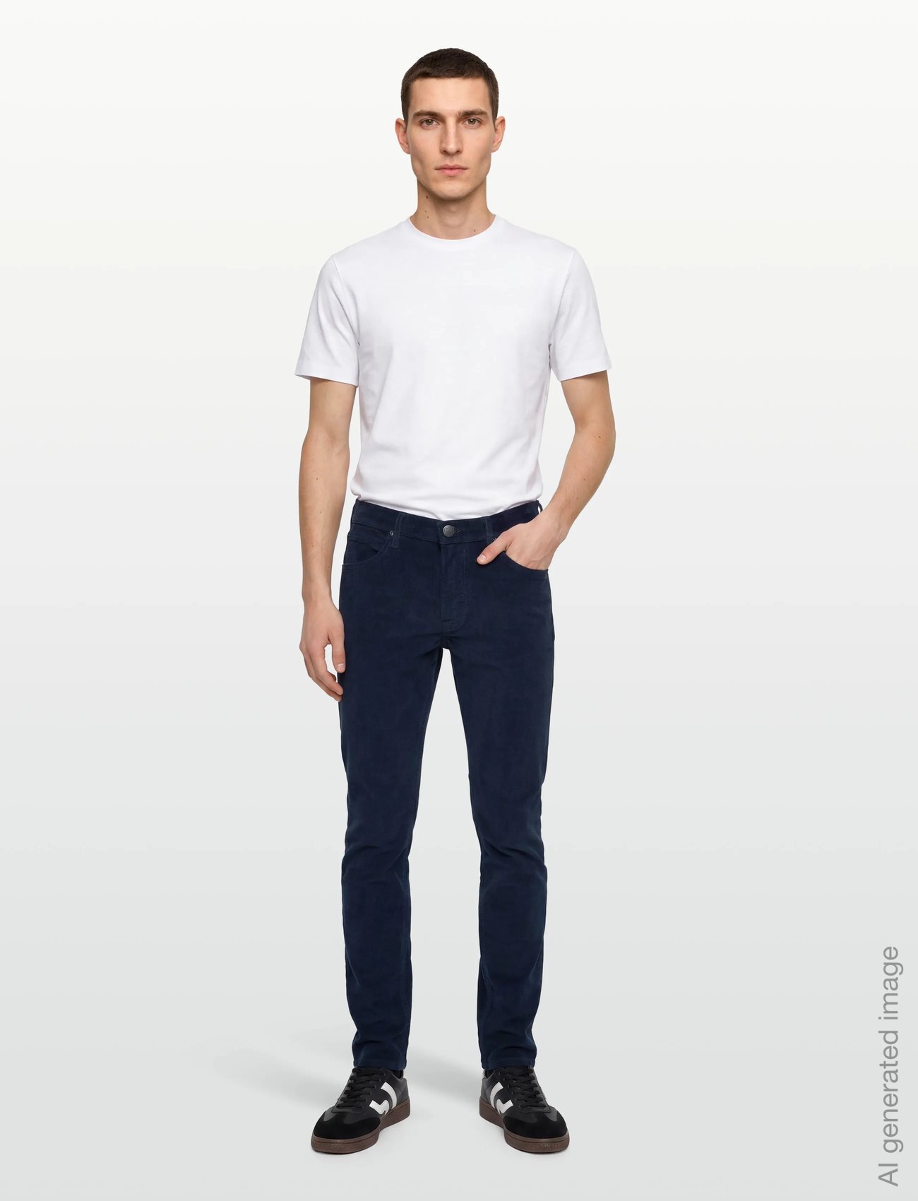 DAREN ZIP FLY MANCHESTER - RIVET