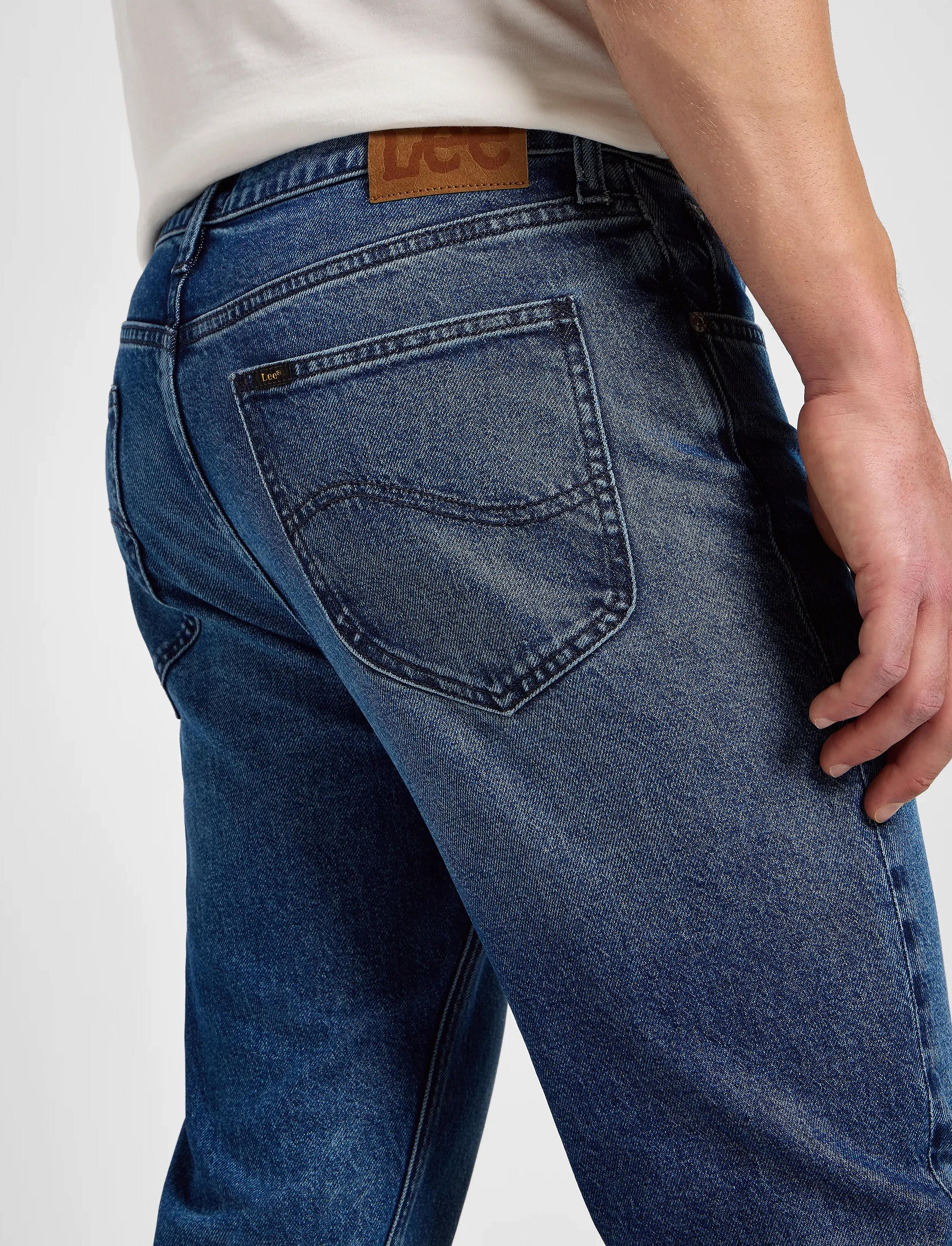 Lee Jeans - WEST - püksid & teksad - blue abyss - 4