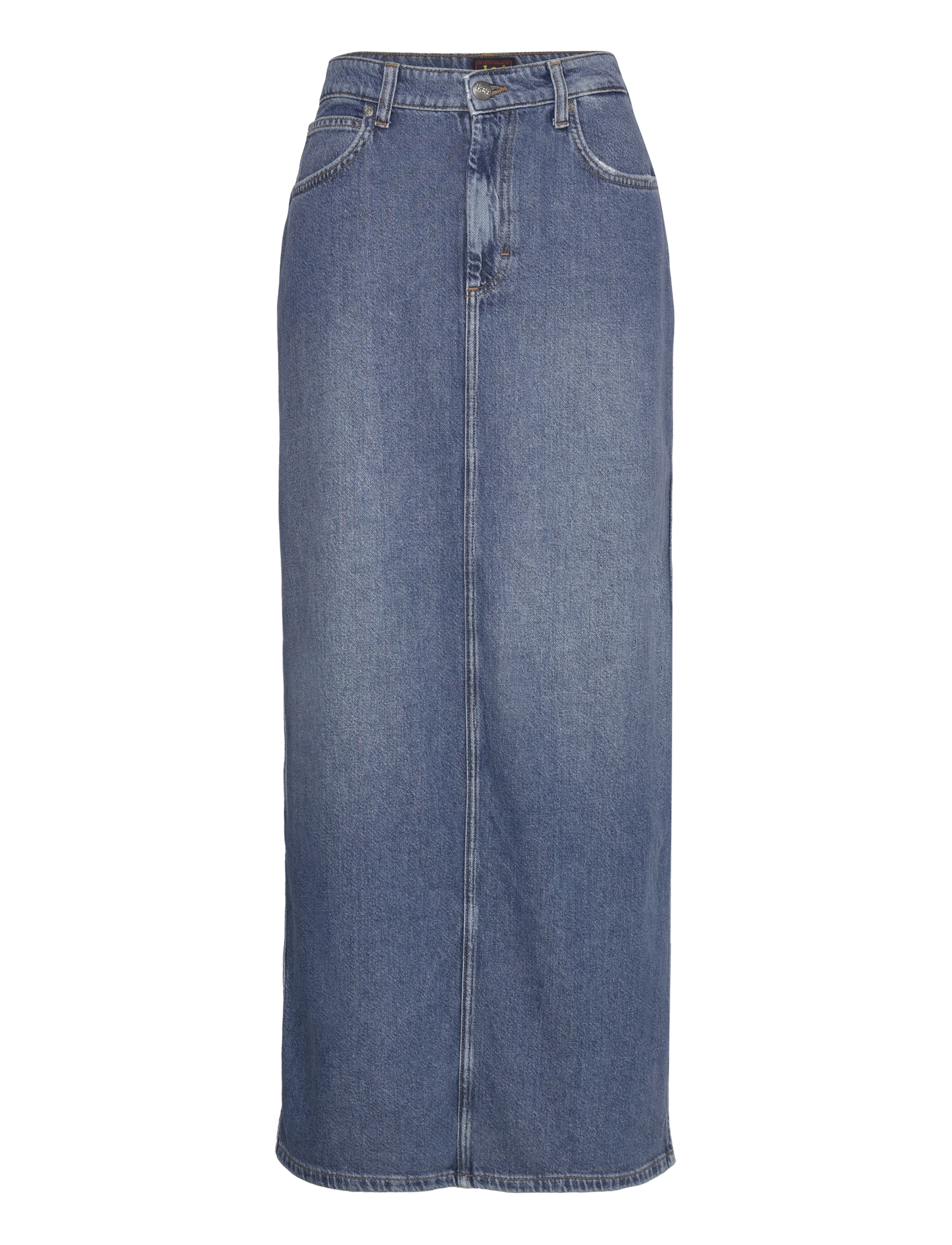 Lee Jeans Side Slit Maxi Skirt - Lee Jeans - WEEKEND CHILL / blue