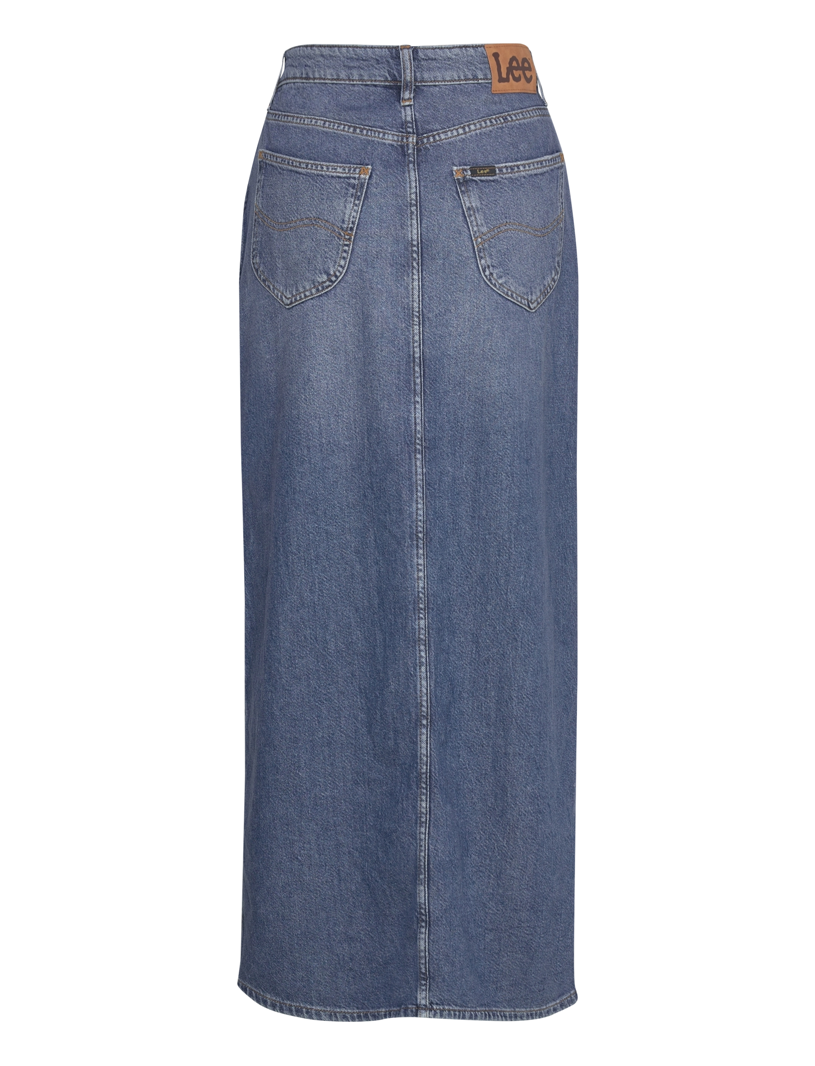 Lee Jeans - Side Slit Maxi Skirt - maxi röcke - weekend chill - 2