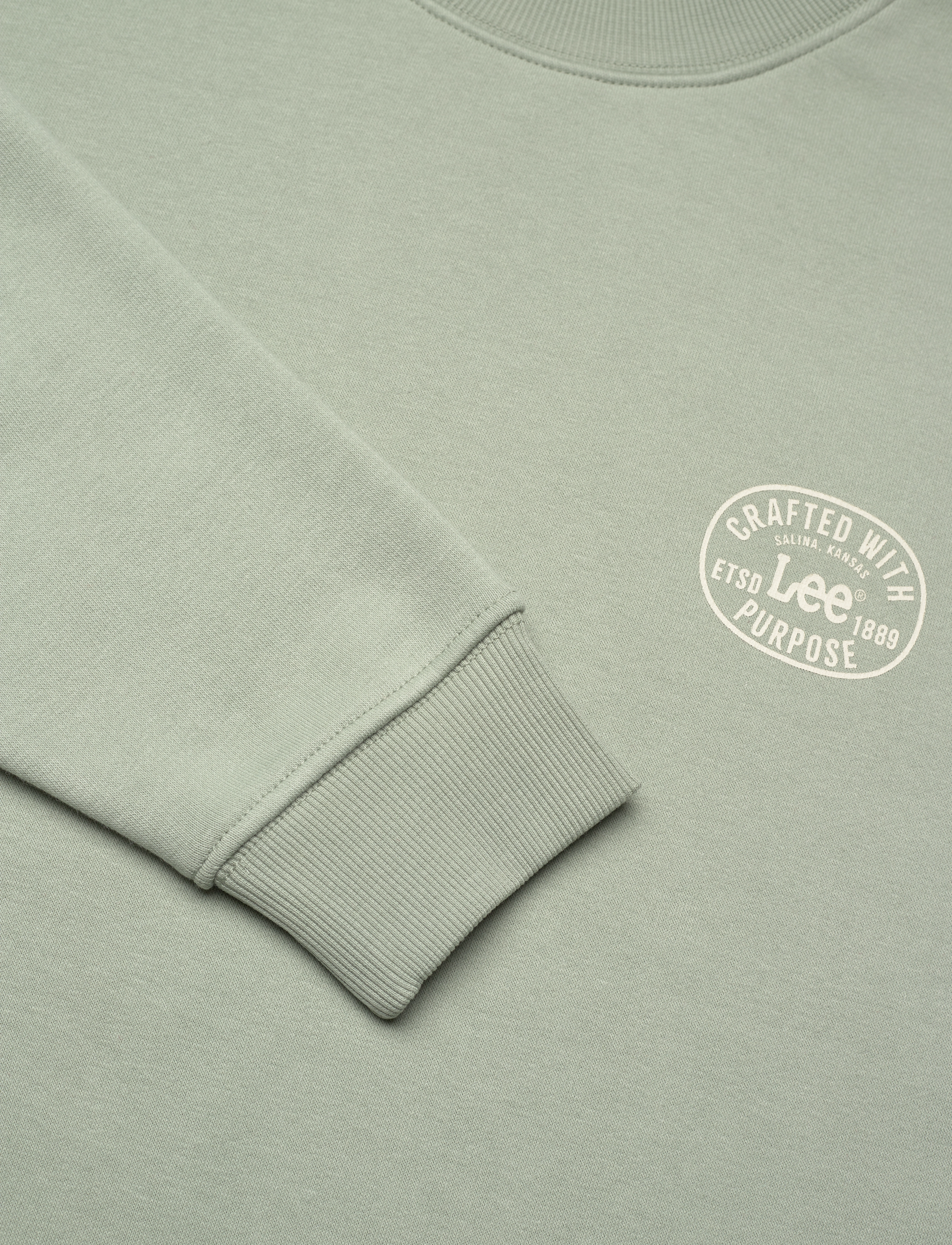 Lee Jeans - CREW SWEATER - intuition grey - 2