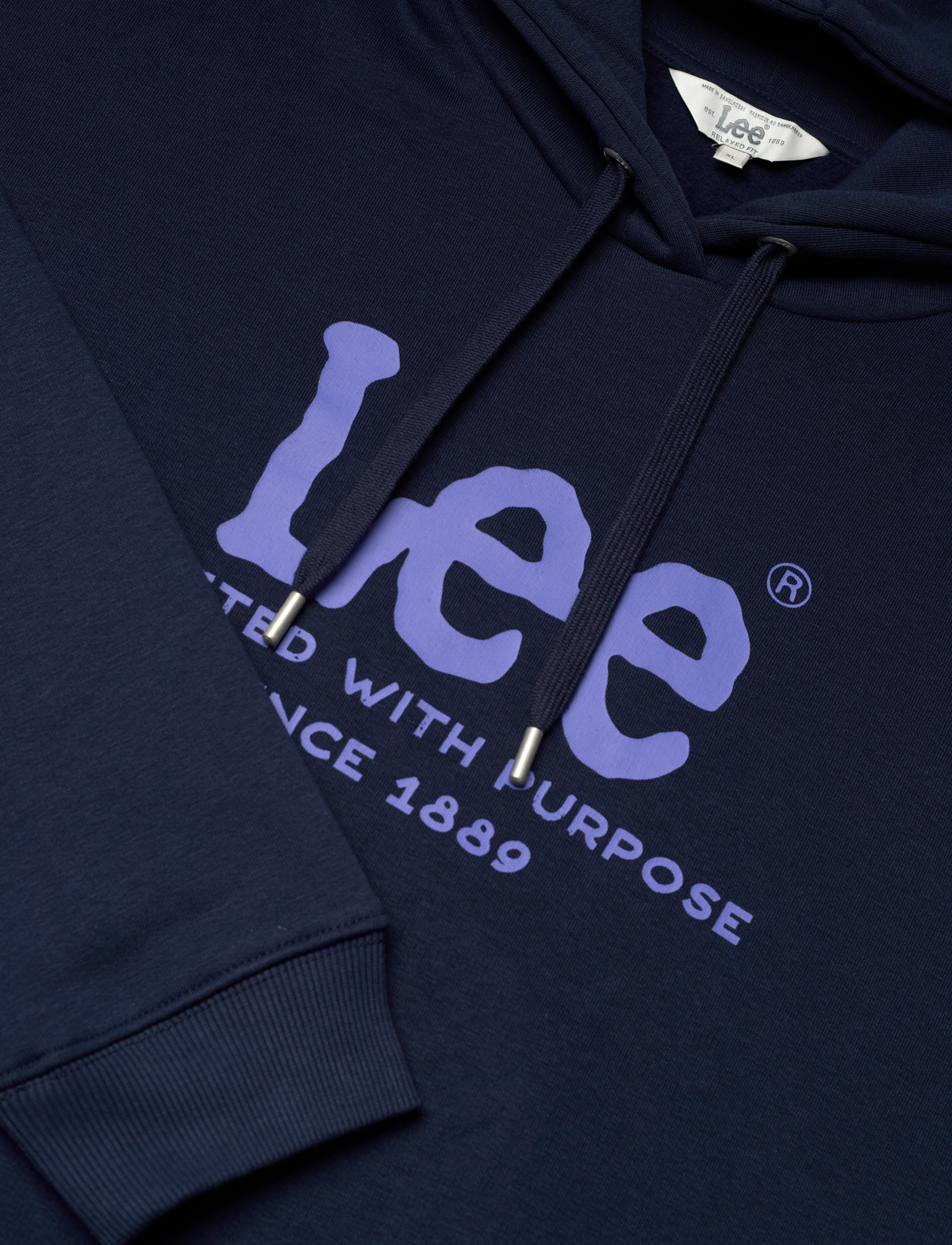Lee Jeans - LOGO HOODIE - emperor navy - 2