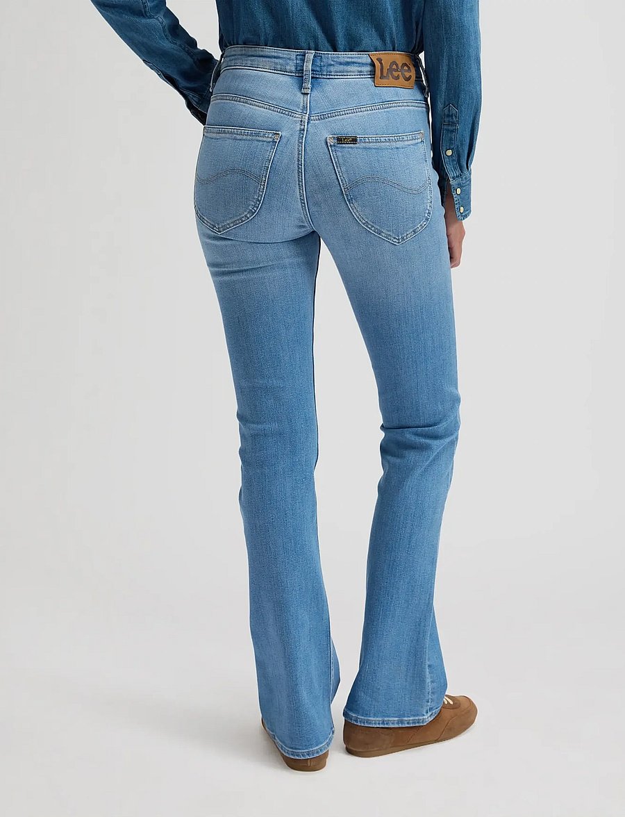 Lee Jeans - Breese Boot - alt laienevad teksad - mid shine - 3