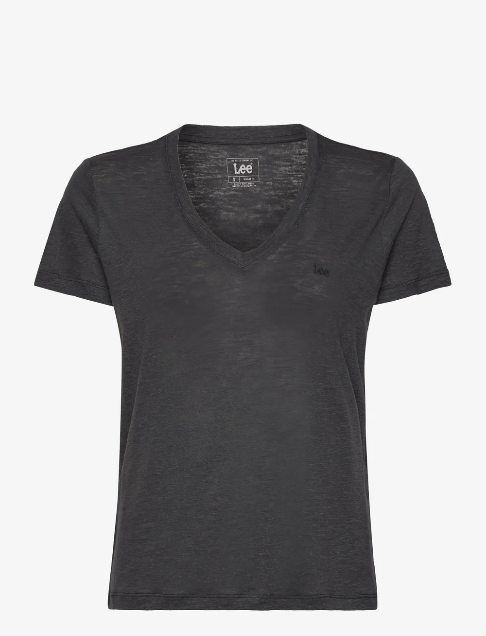 Lee Jeans - V NECK TEE - t-shirts - black - 1