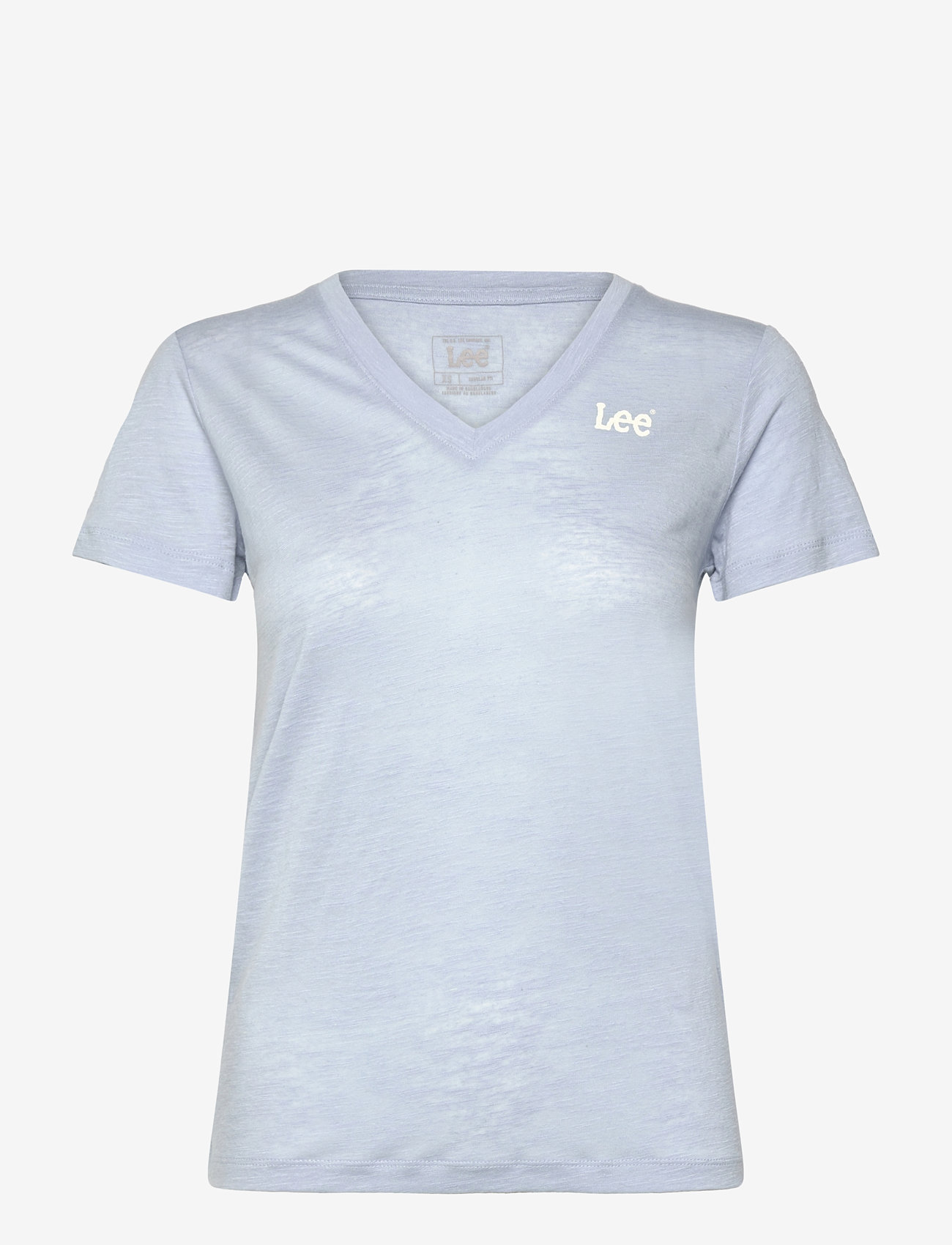 Lee Jeans - V Neck Tee - t-shirts - shy blue - 0