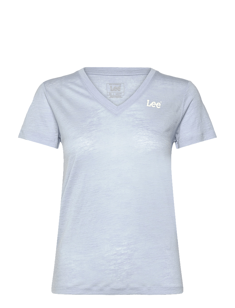 Lee Jeans - V Neck Tee - t-shirts - shy blue - 0