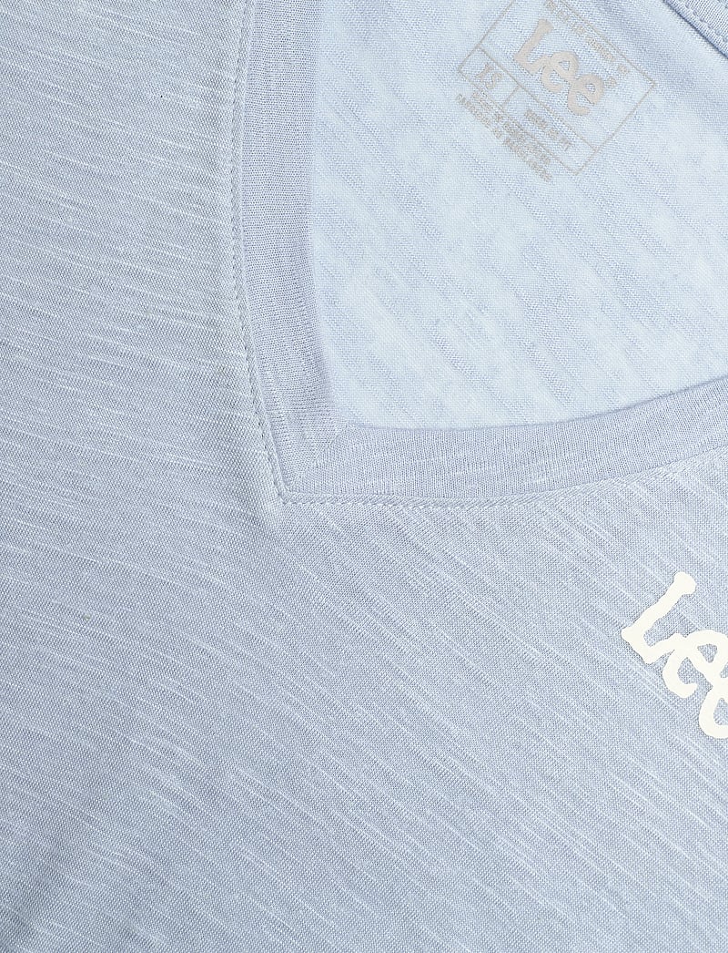Lee Jeans - V Neck Tee - t-shirts - shy blue - 2