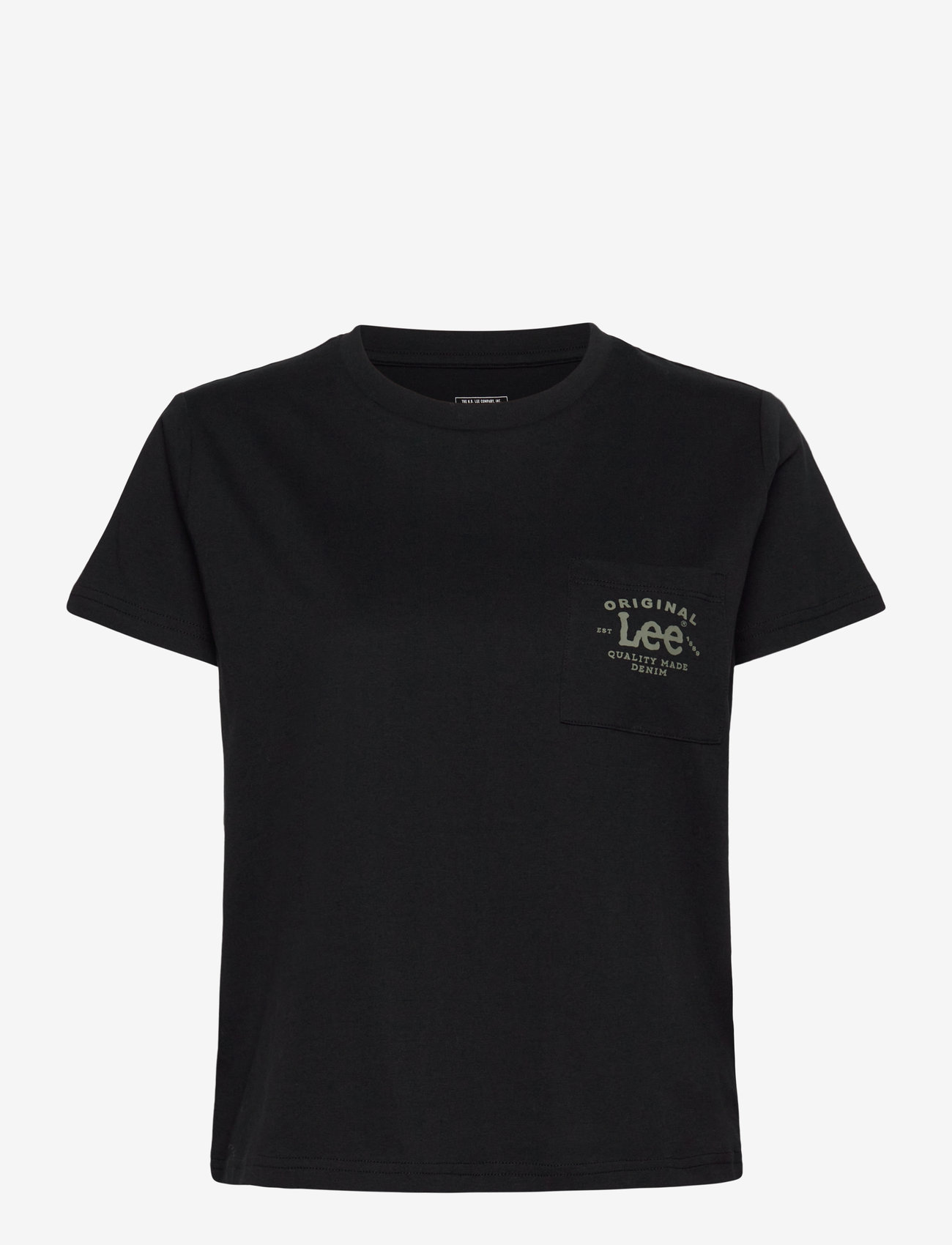 Lee Jeans - Logo Pocket Tee - unionall black - 0