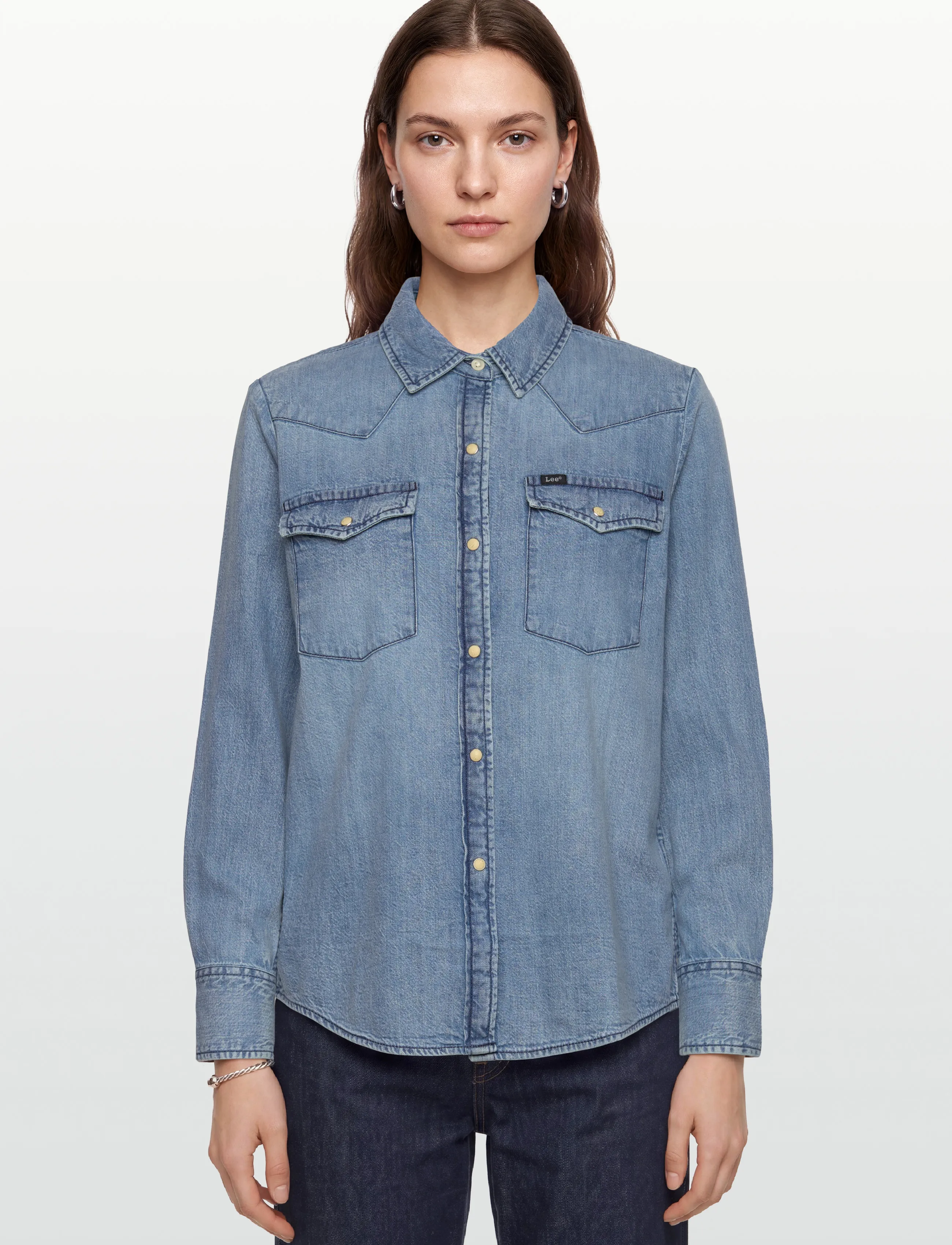 Lee Jeans - Western Shirt - jeansskjortor - modern blue - 3