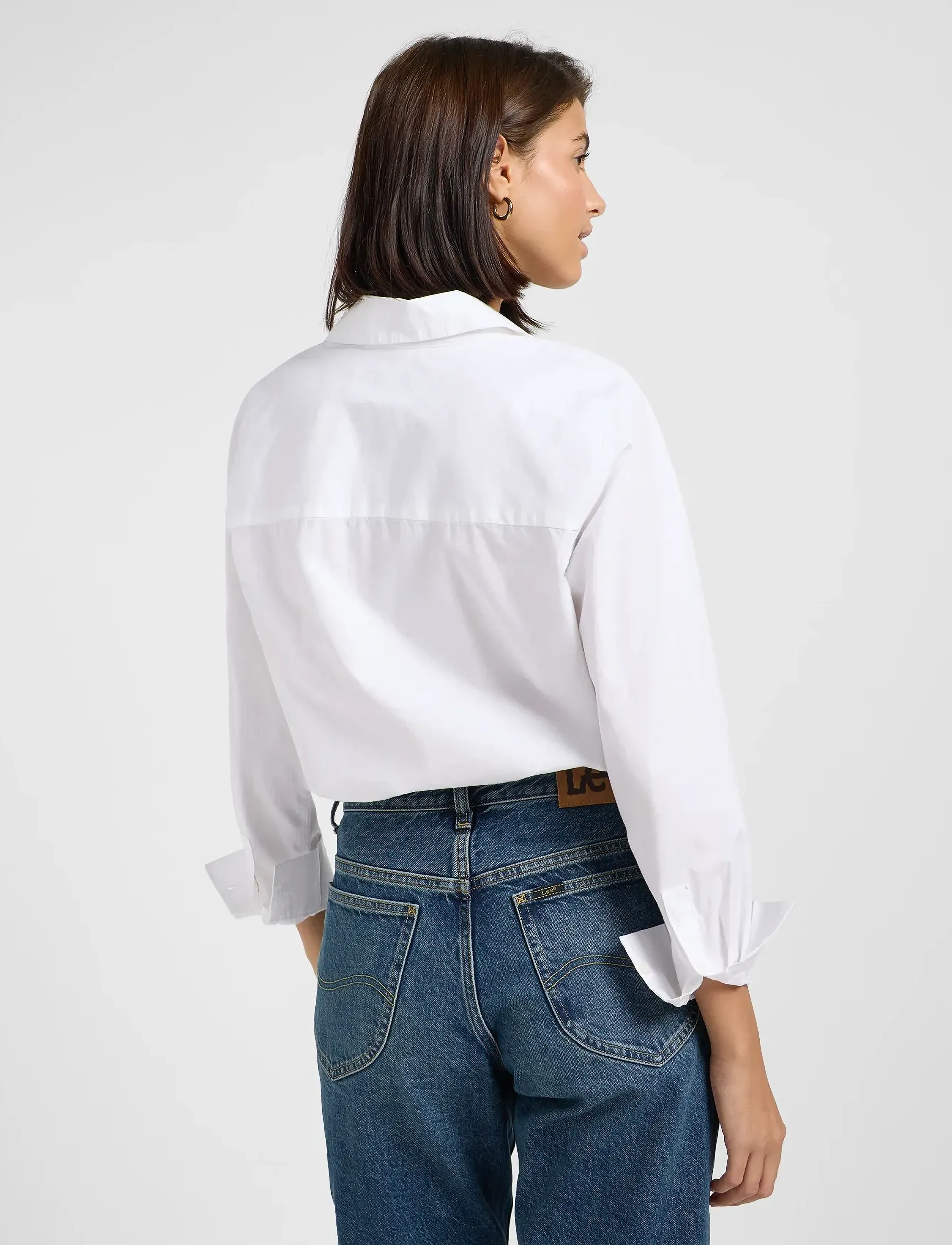 Lee Jeans - POCKETLESS SHIRT - pikkade varrukatega särgid - bright white - 3
