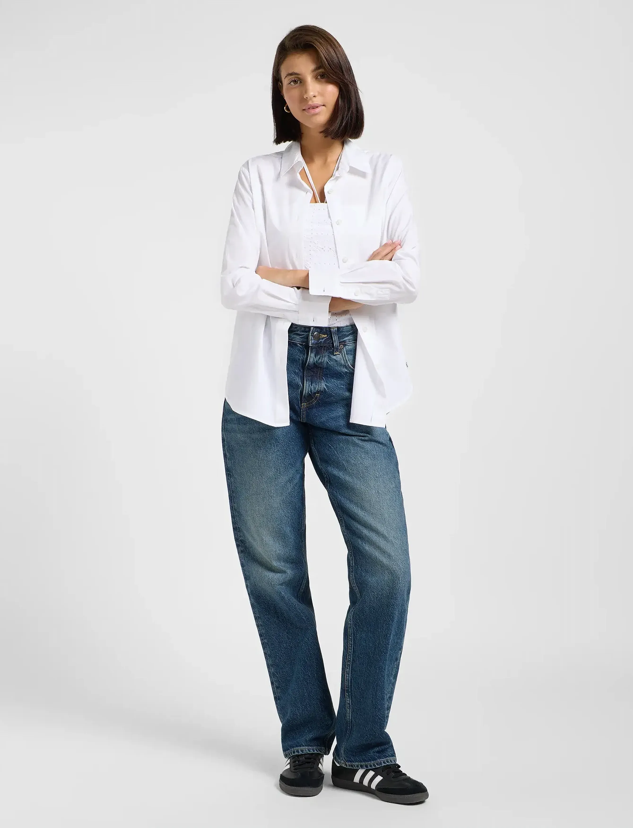 Lee Jeans - POCKETLESS SHIRT - pikkade varrukatega särgid - bright white - 4