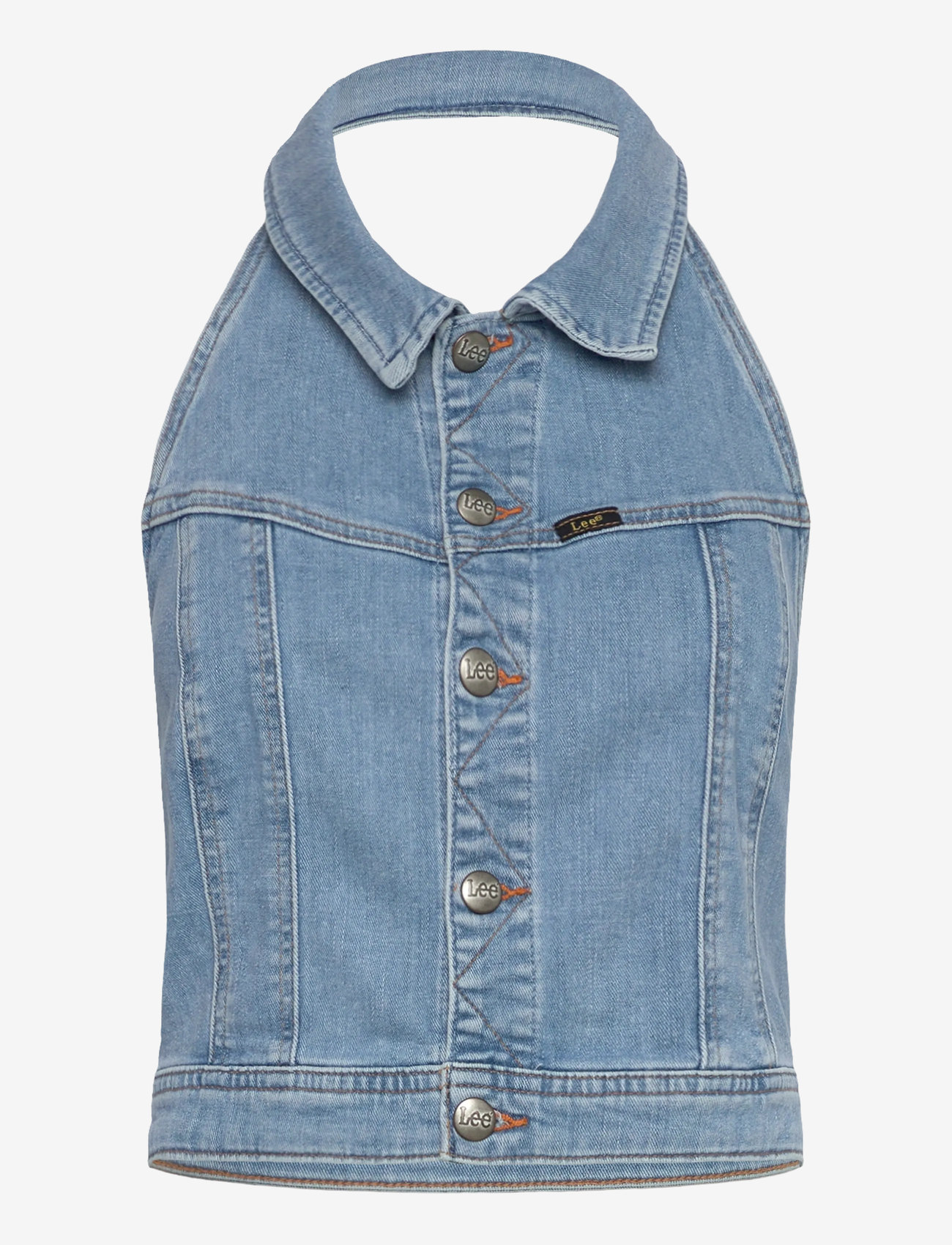 Lee Jeans - DOUBLE SEAMED HALTER - varrukateta alussärgid - minor key - 0