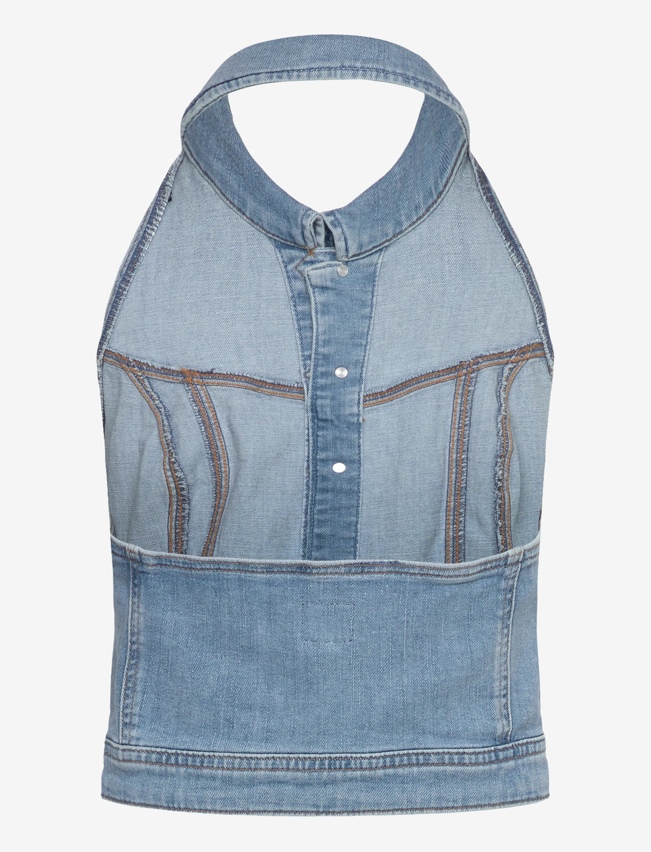 Lee Jeans - DOUBLE SEAMED HALTER - varrukateta alussärgid - minor key - 1