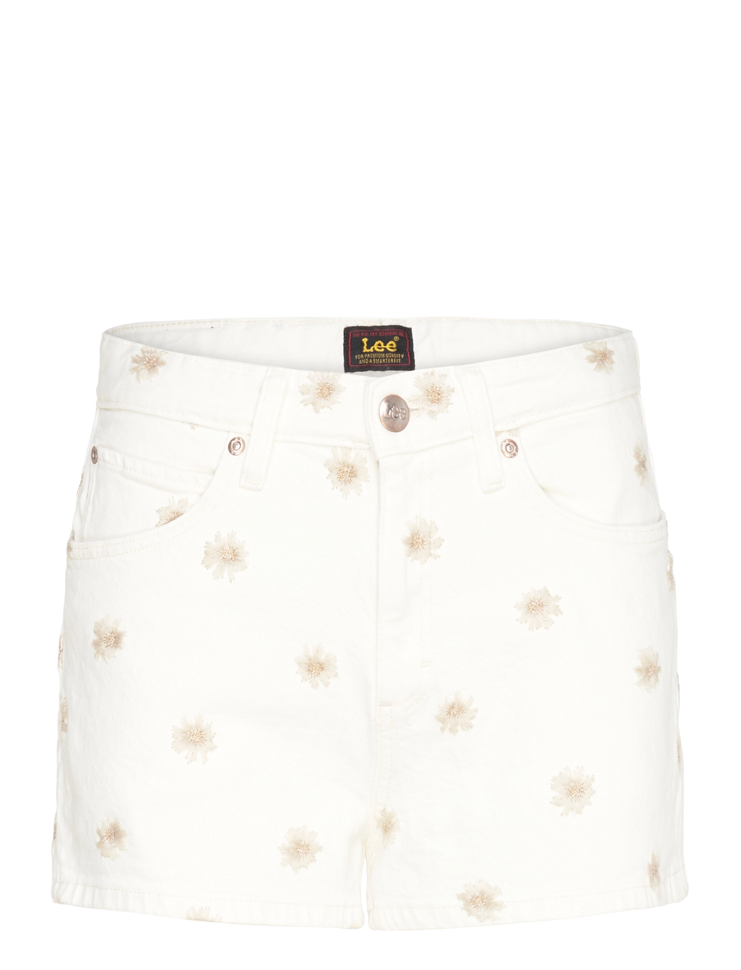 Lee Jeans Rider Short 2In - Kampagne - ONLY PEACE / white
