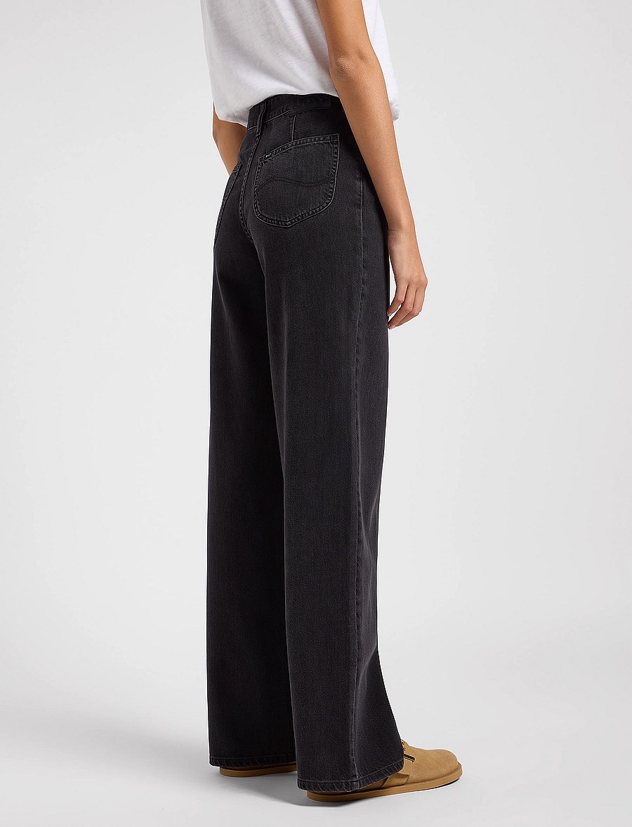 Lee Jeans - STELLA - wide leg jeans - dark memory - 5