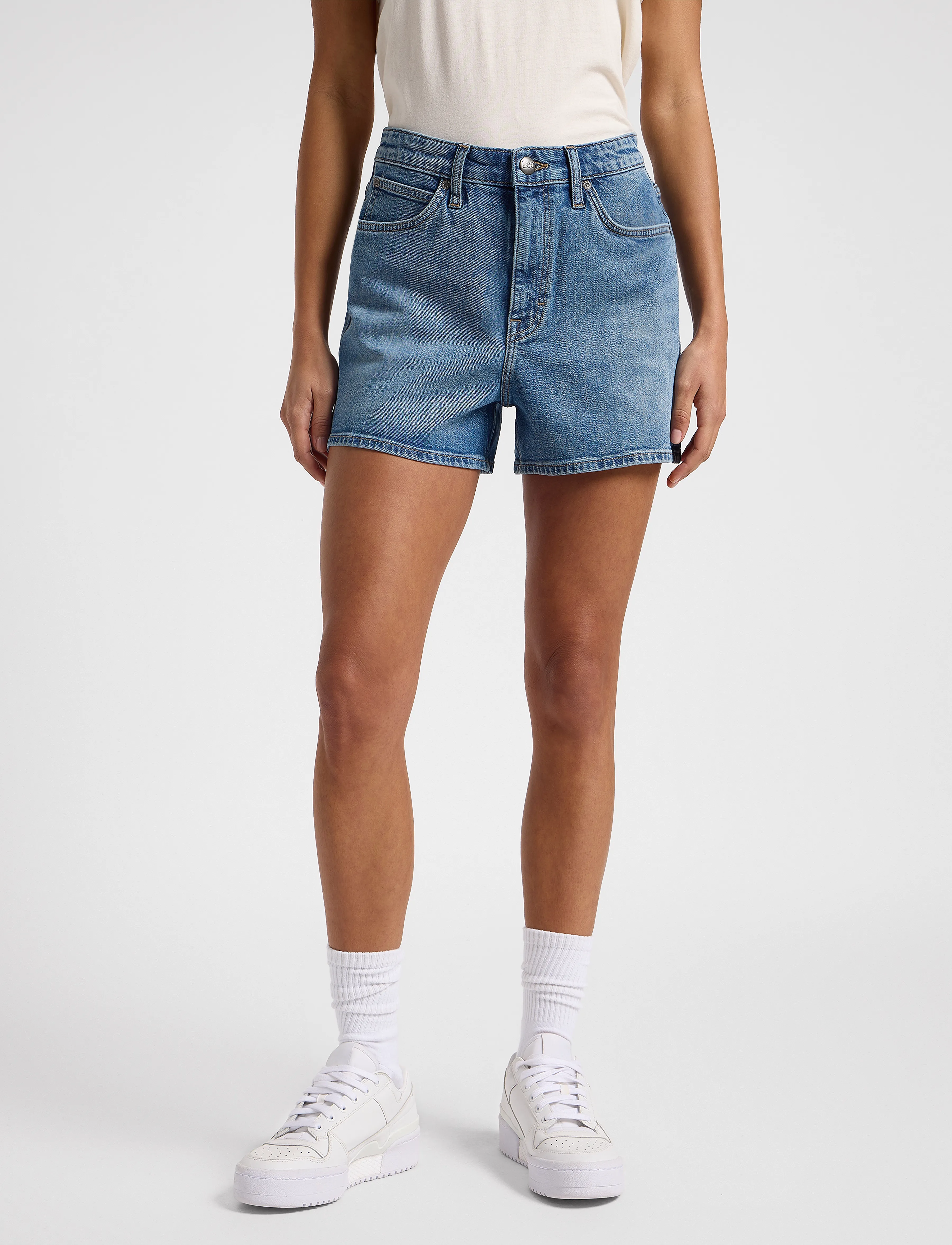 Lee Jeans Carol Short, 26, Blue, Shorts > Denim Shorts, Dame