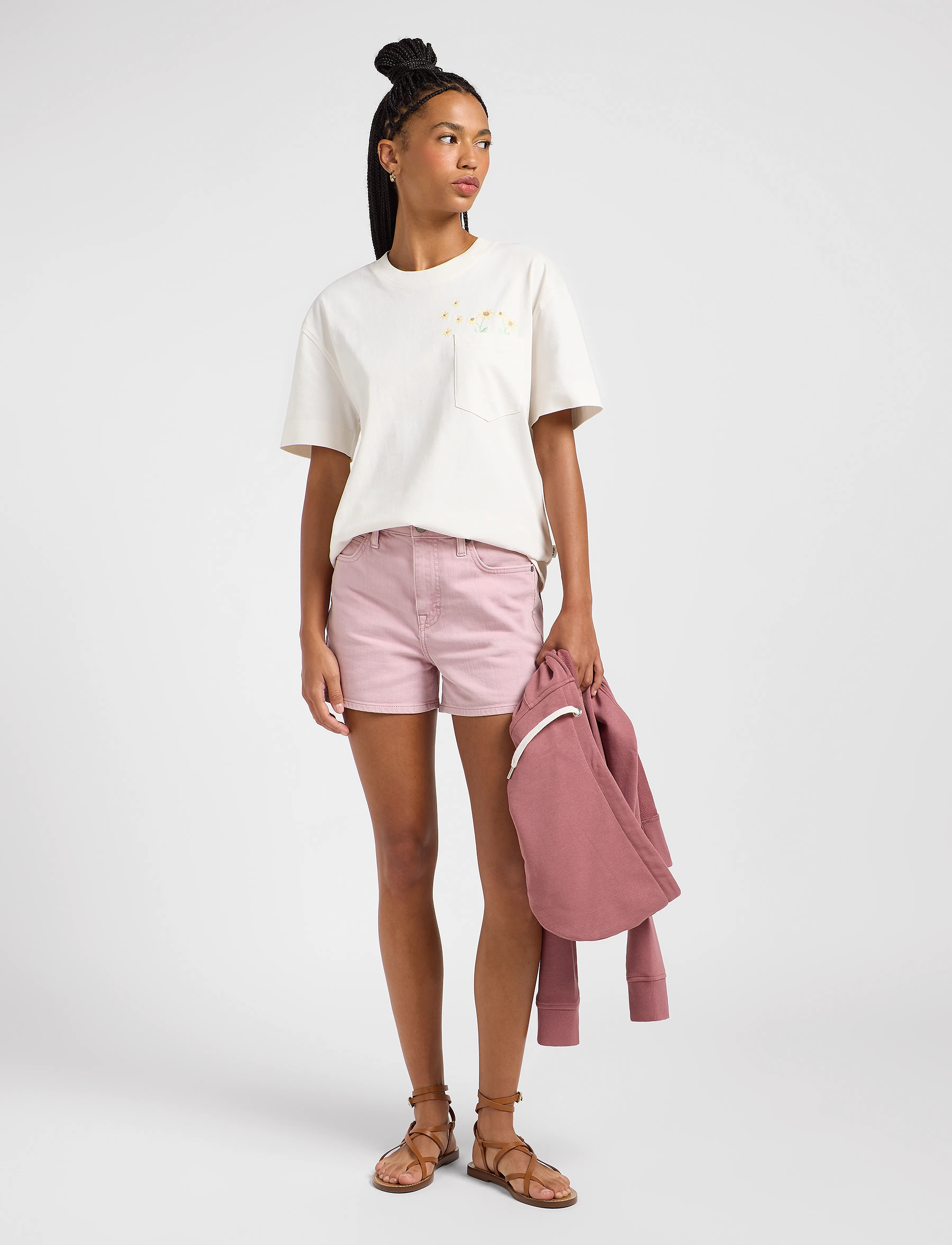 Lee Jeans - Carol Short - denimshorts - soft mauve - 4