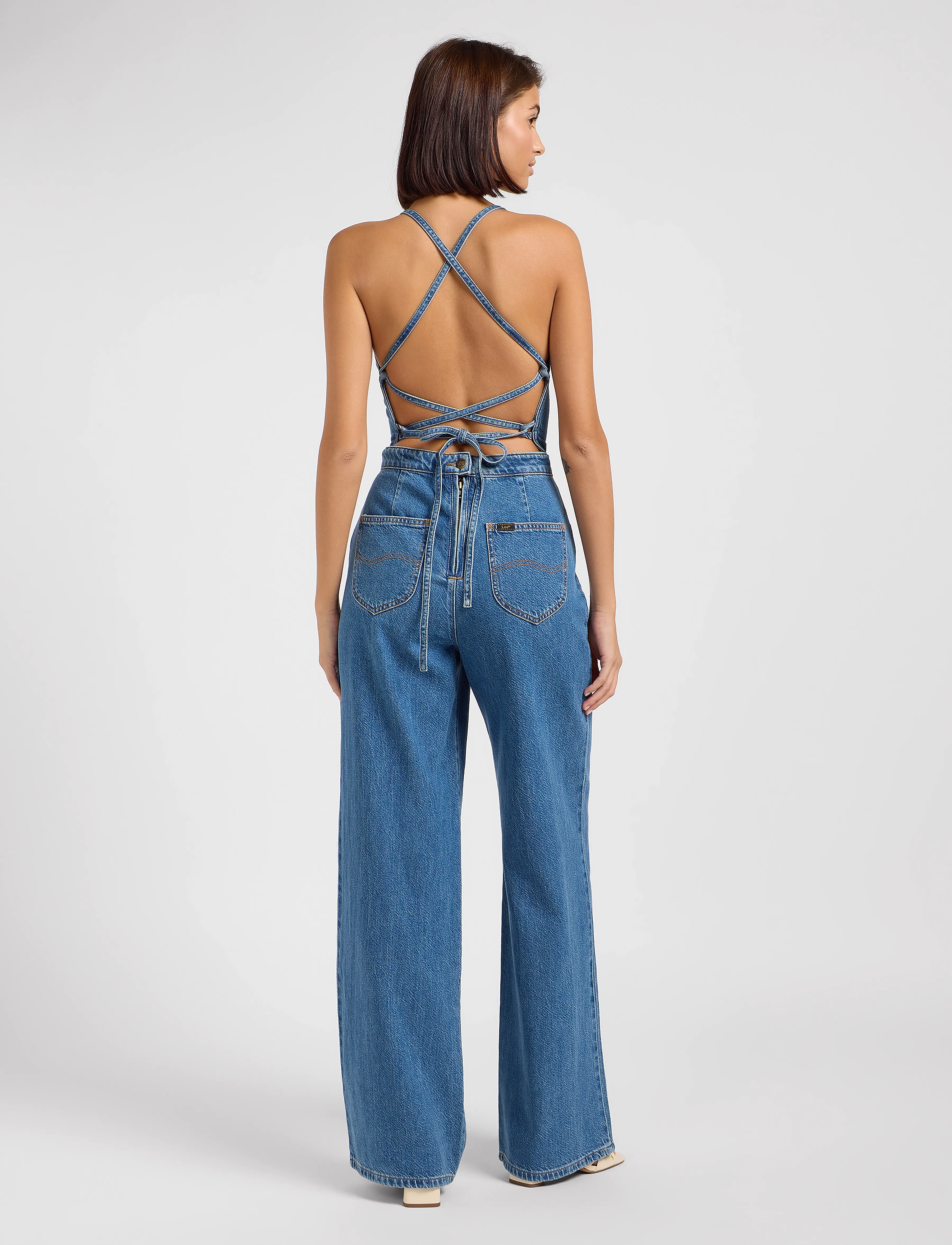Lee Jeans - Backless Jumpsuit - take a dive - 3