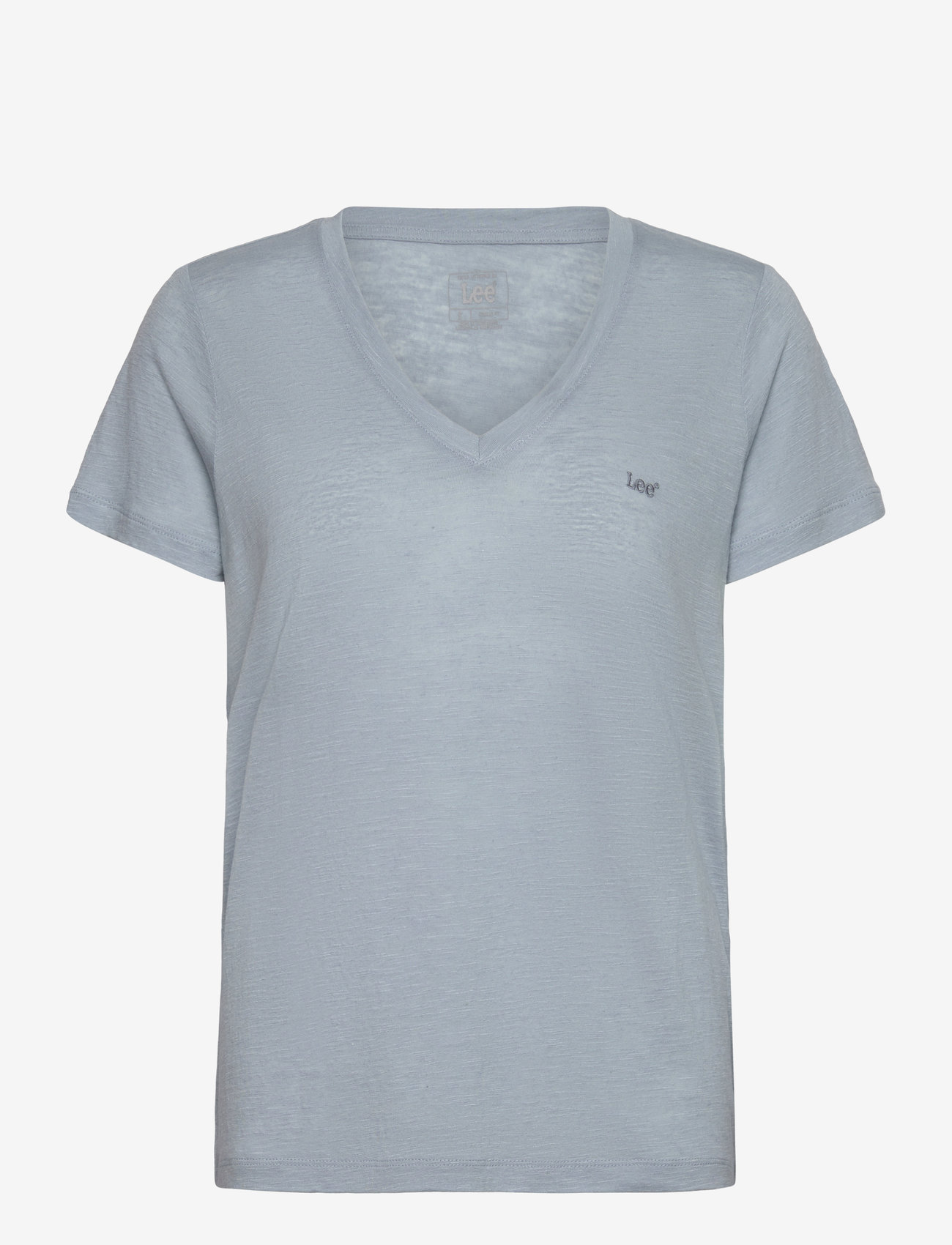 Lee Jeans - V Neck Tee - efterårstøj - concrete gray - 1