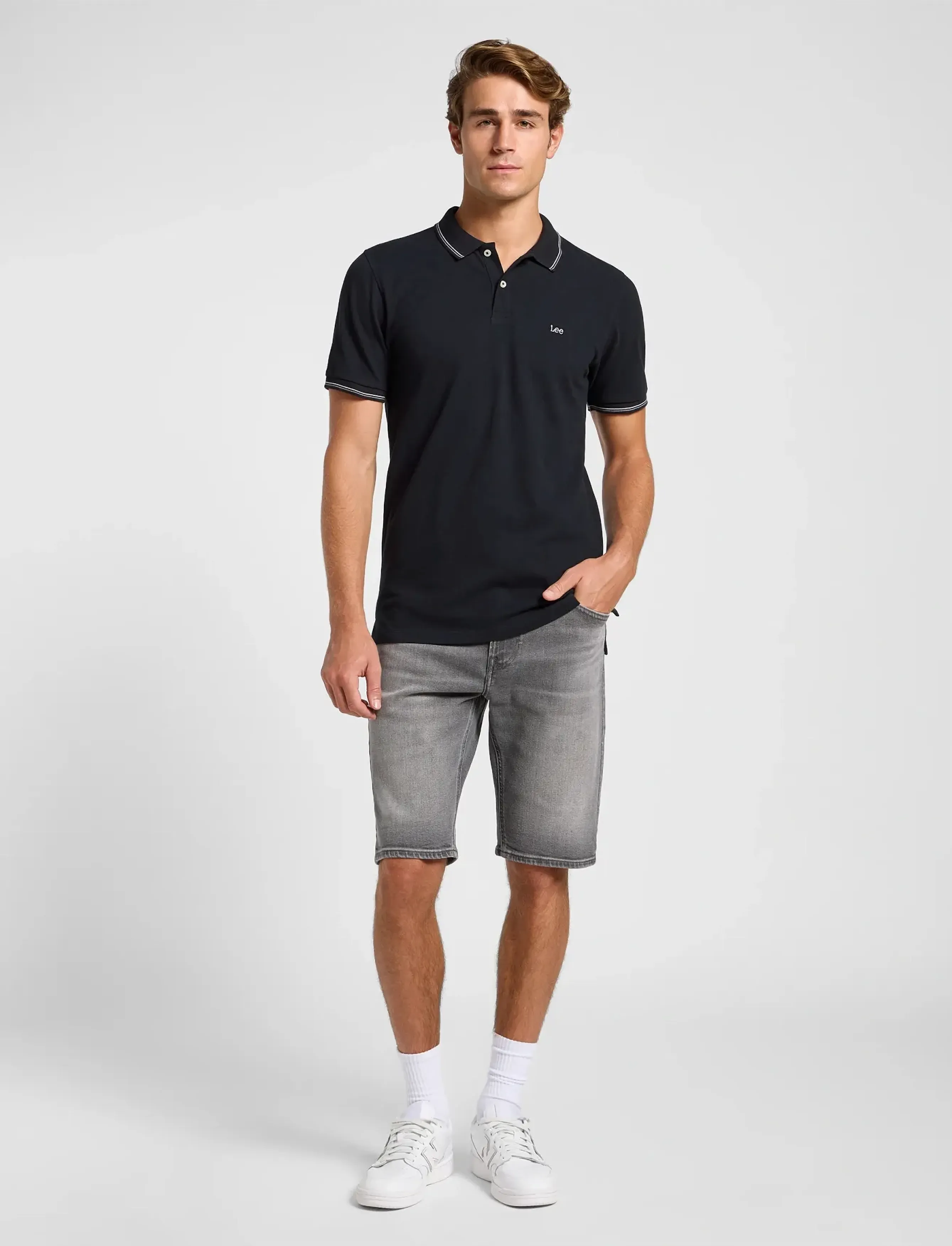 Lee Jeans - Pique Polo - laveste priser - black - 4