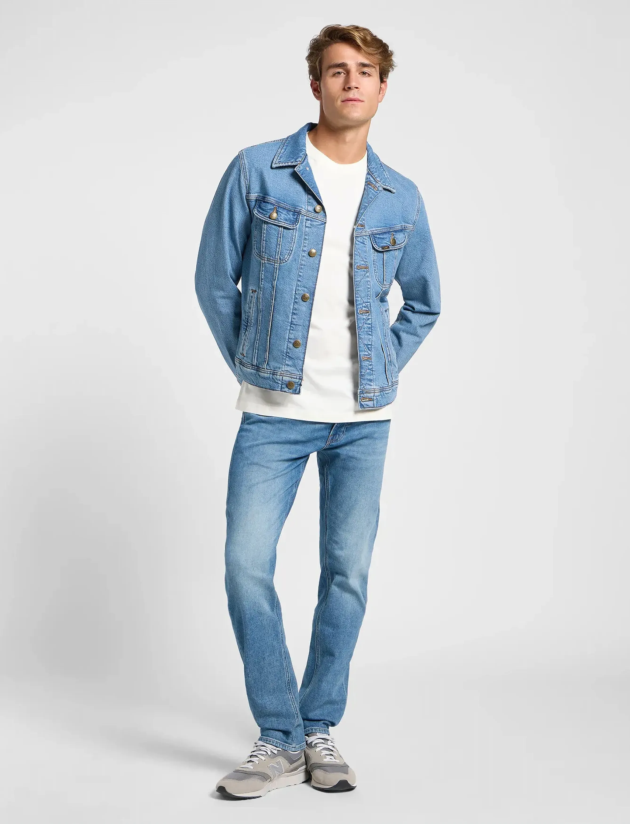 Lee Jeans - RIDER JACKET - denimjakker - waterfalls - 4