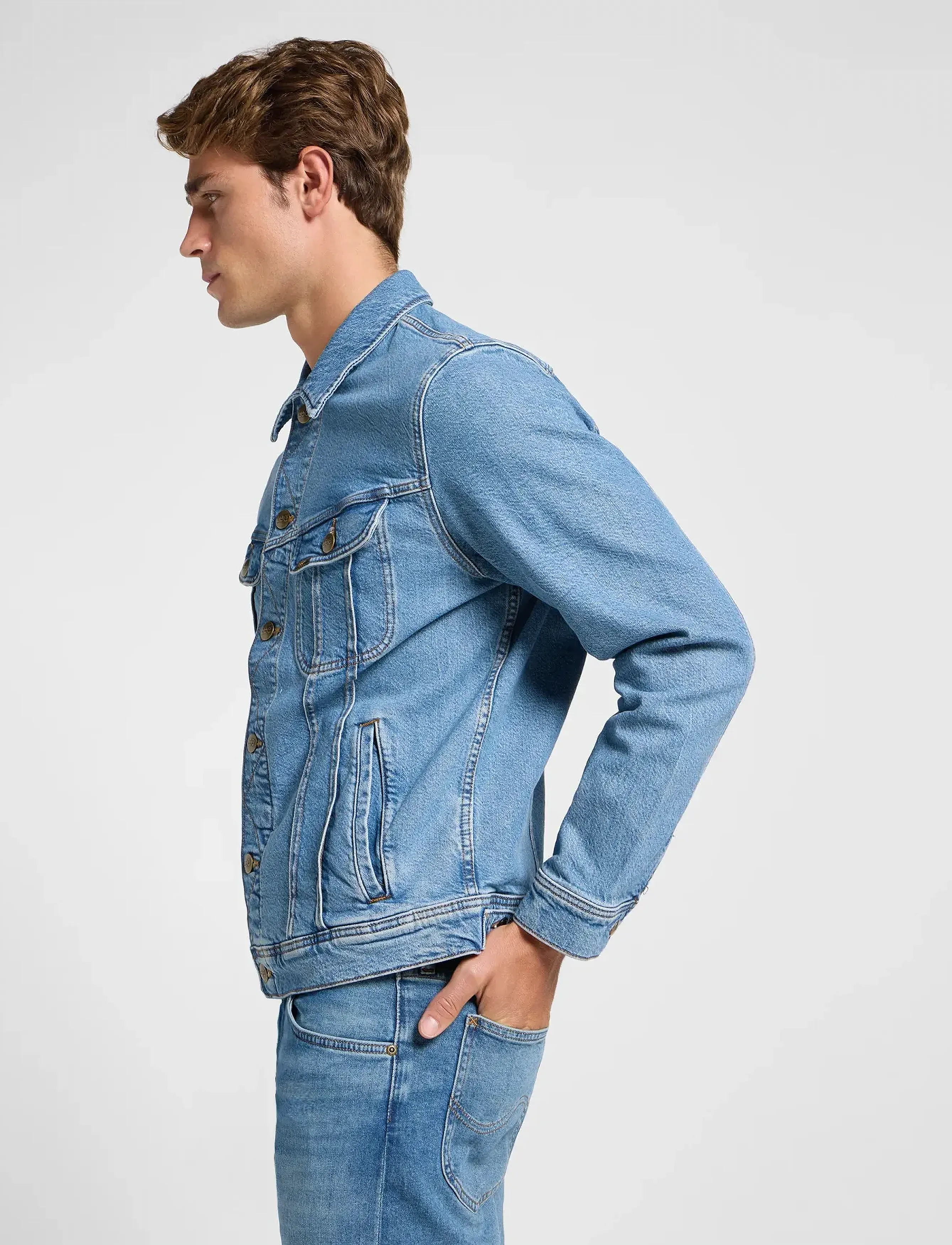 Lee Jeans - RIDER JACKET - denimjakker - waterfalls - 5