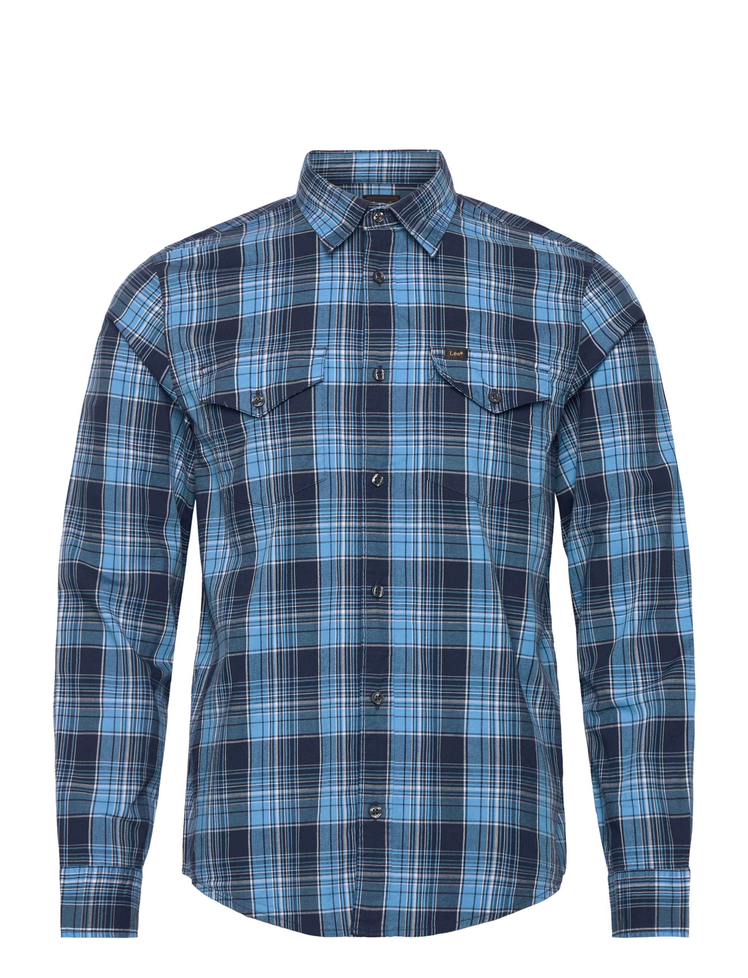 Regular Shirt - RIVET NAVY OMBRE PLAID