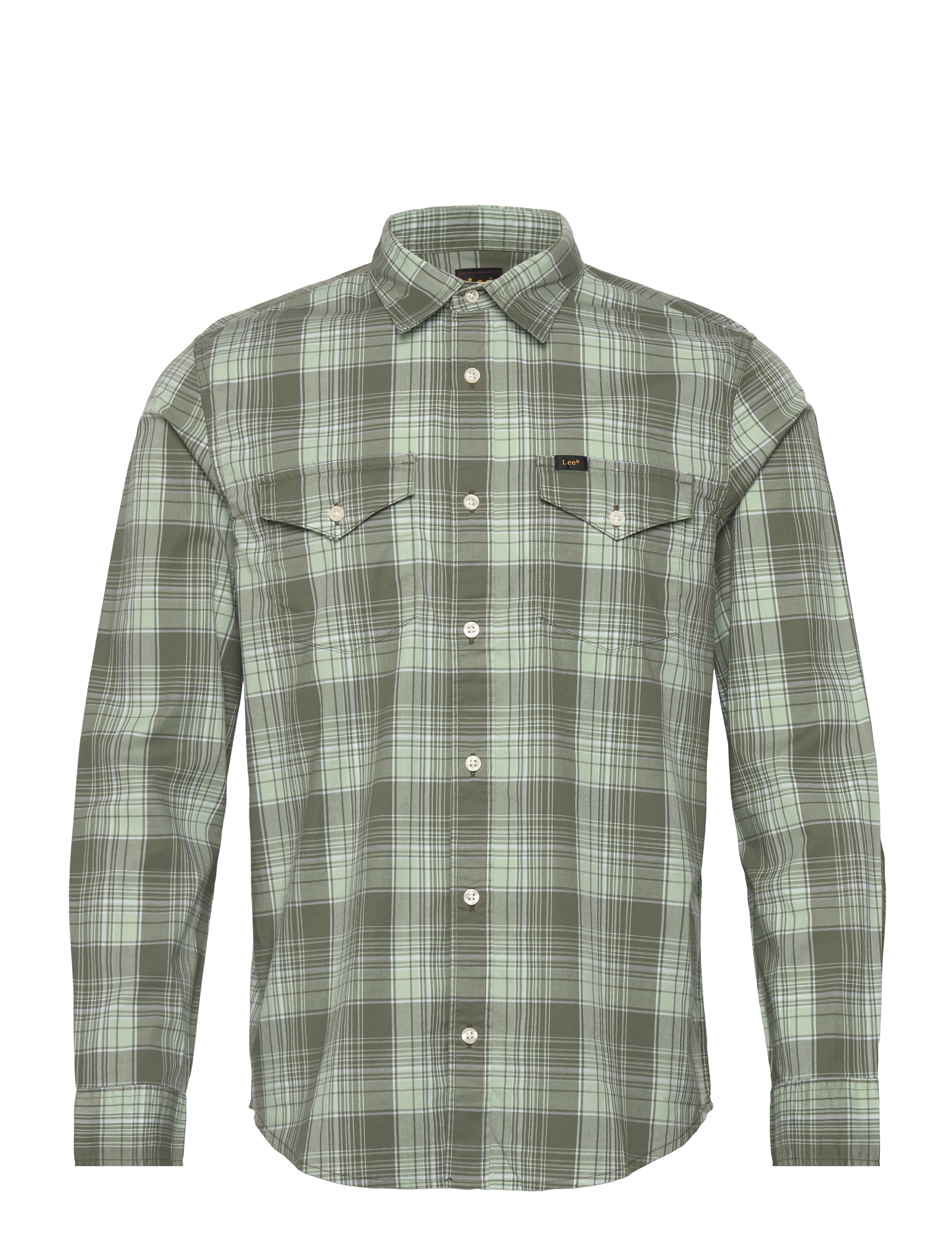 Regular Shirt - OLIVE GROVE OMBRE PLAID
