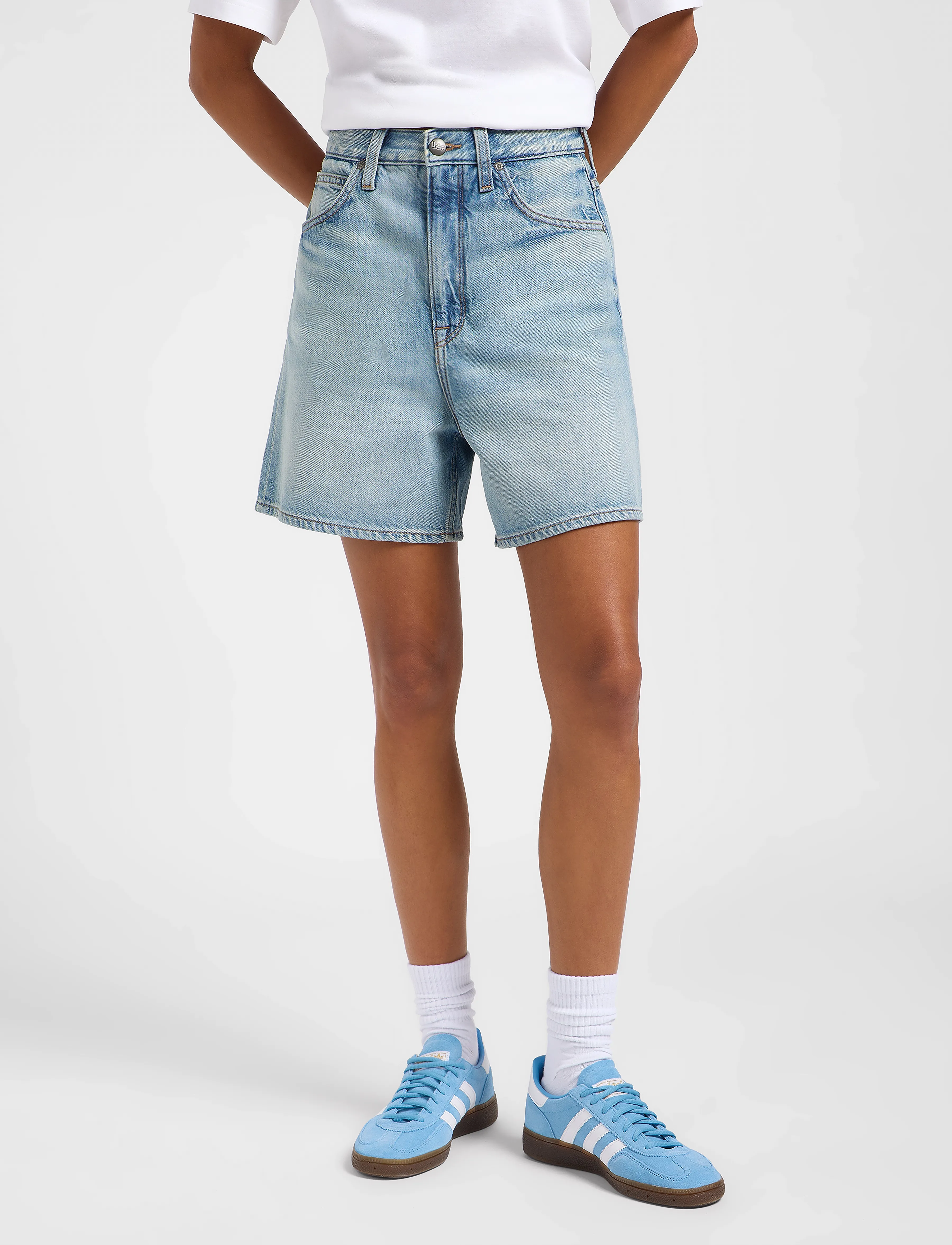 Lee Jeans Stella Short, 25, Blue, Shorts > Denim Shorts, Dame