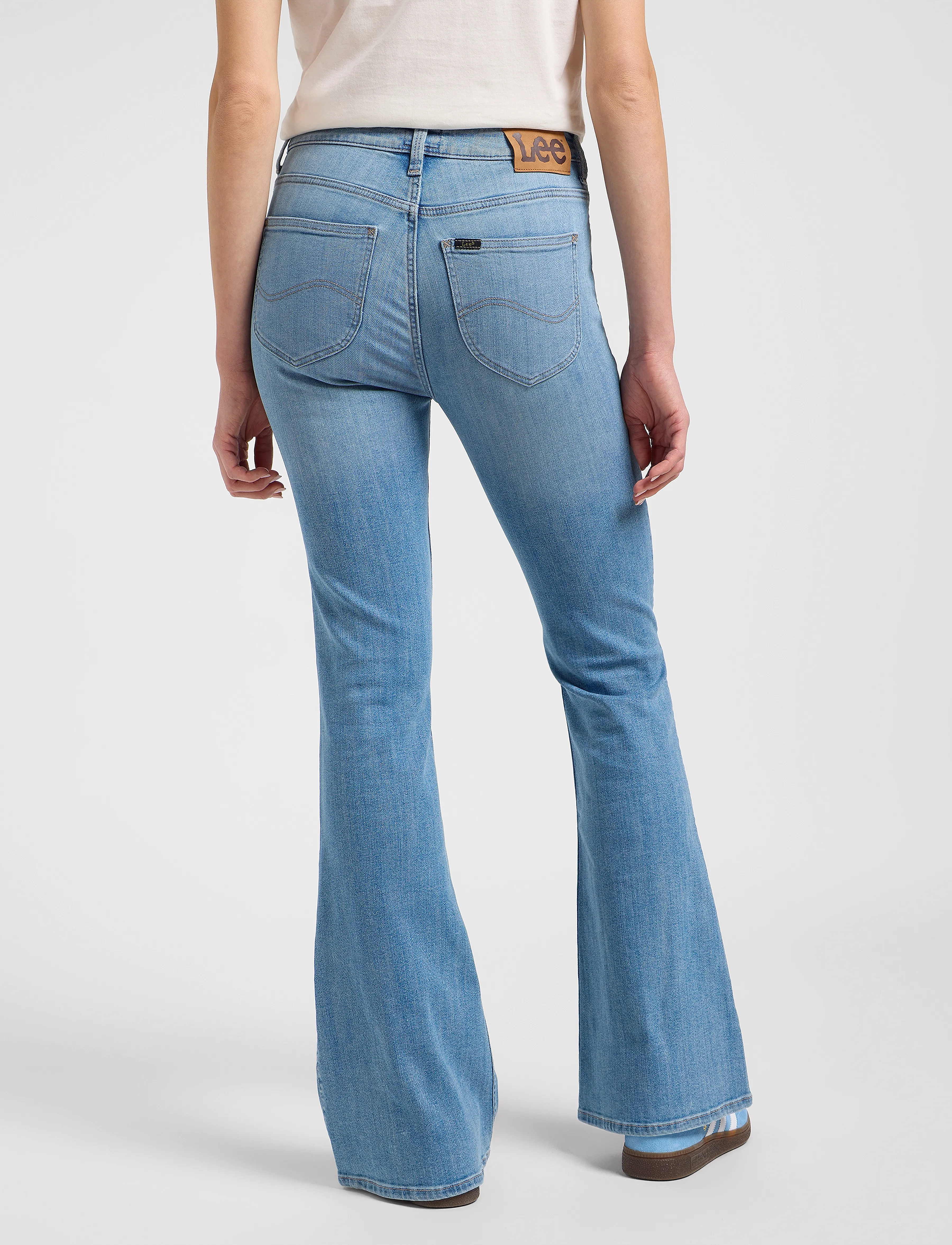 Lee Jeans - Breese - alt eriti laia säärega teksad - light attitude - 3