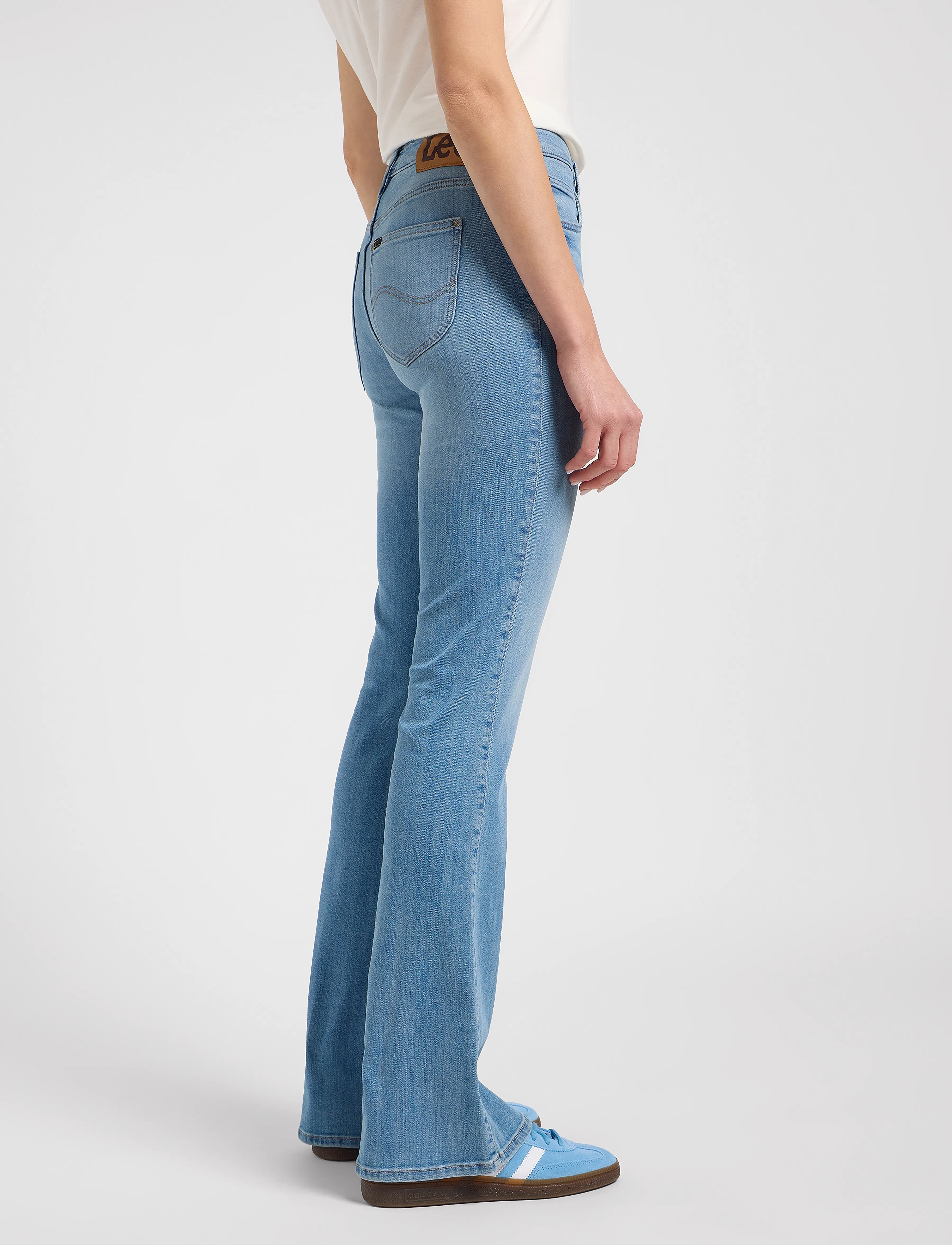 Lee Jeans - Breese - alt eriti laia säärega teksad - light attitude - 5