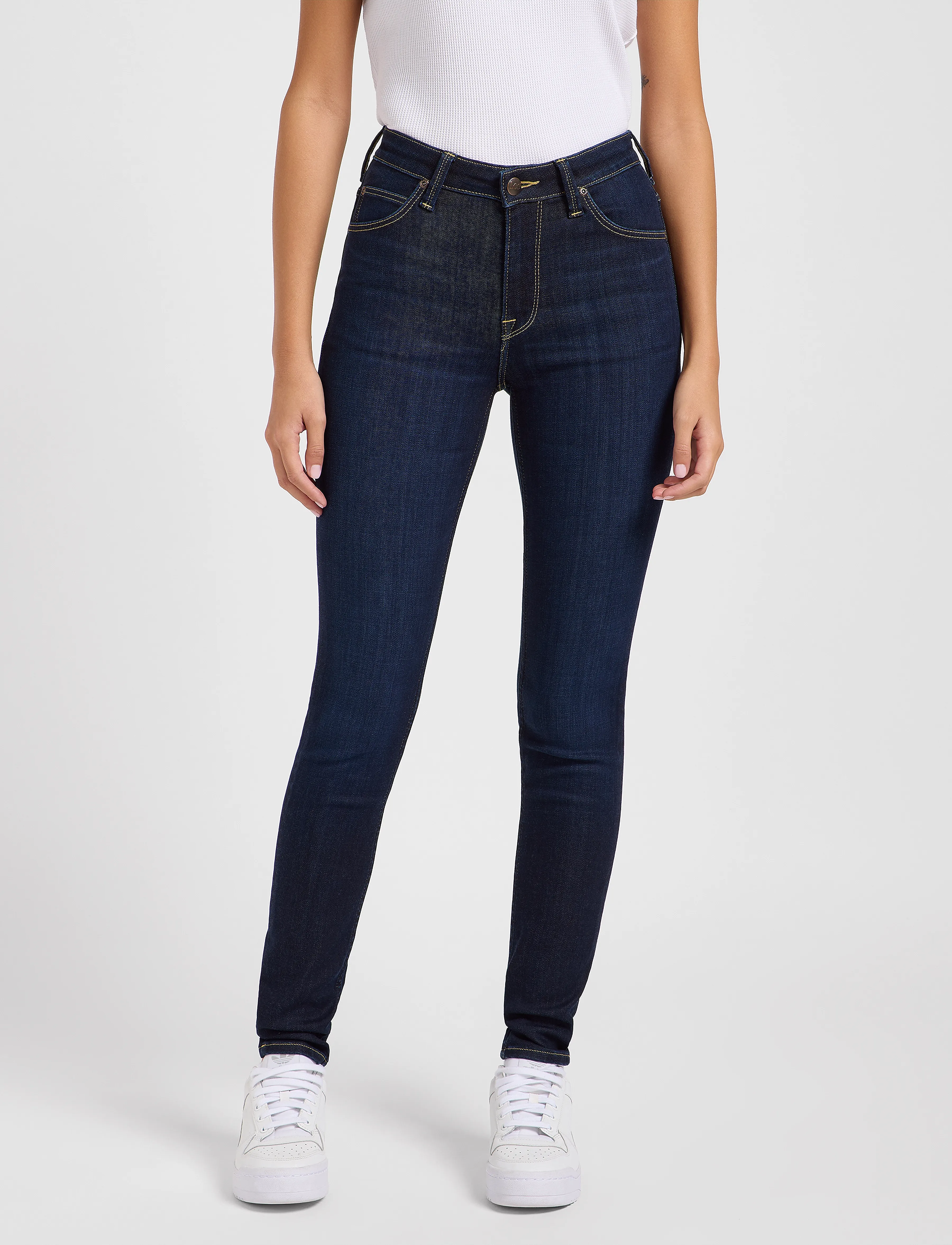 Lee Jeans Scarlett High - Slim jeans - DEEP DYE / navy