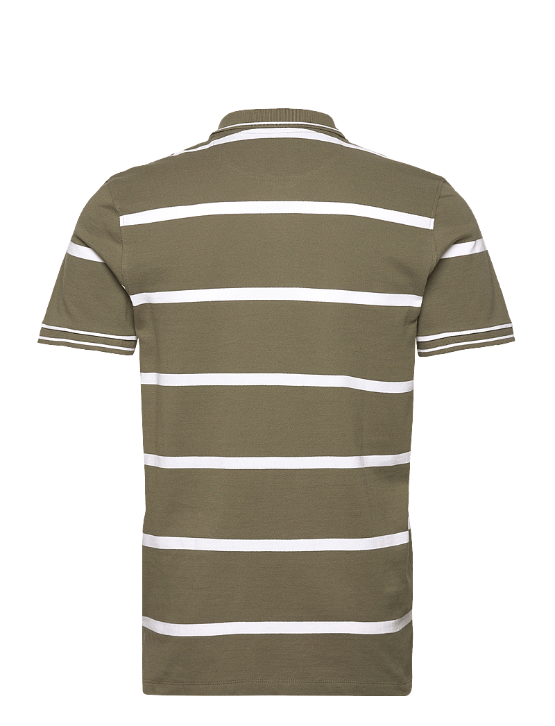 Lee Jeans - Pique Polo - short-sleeved polos - mercantile green stripe - 2